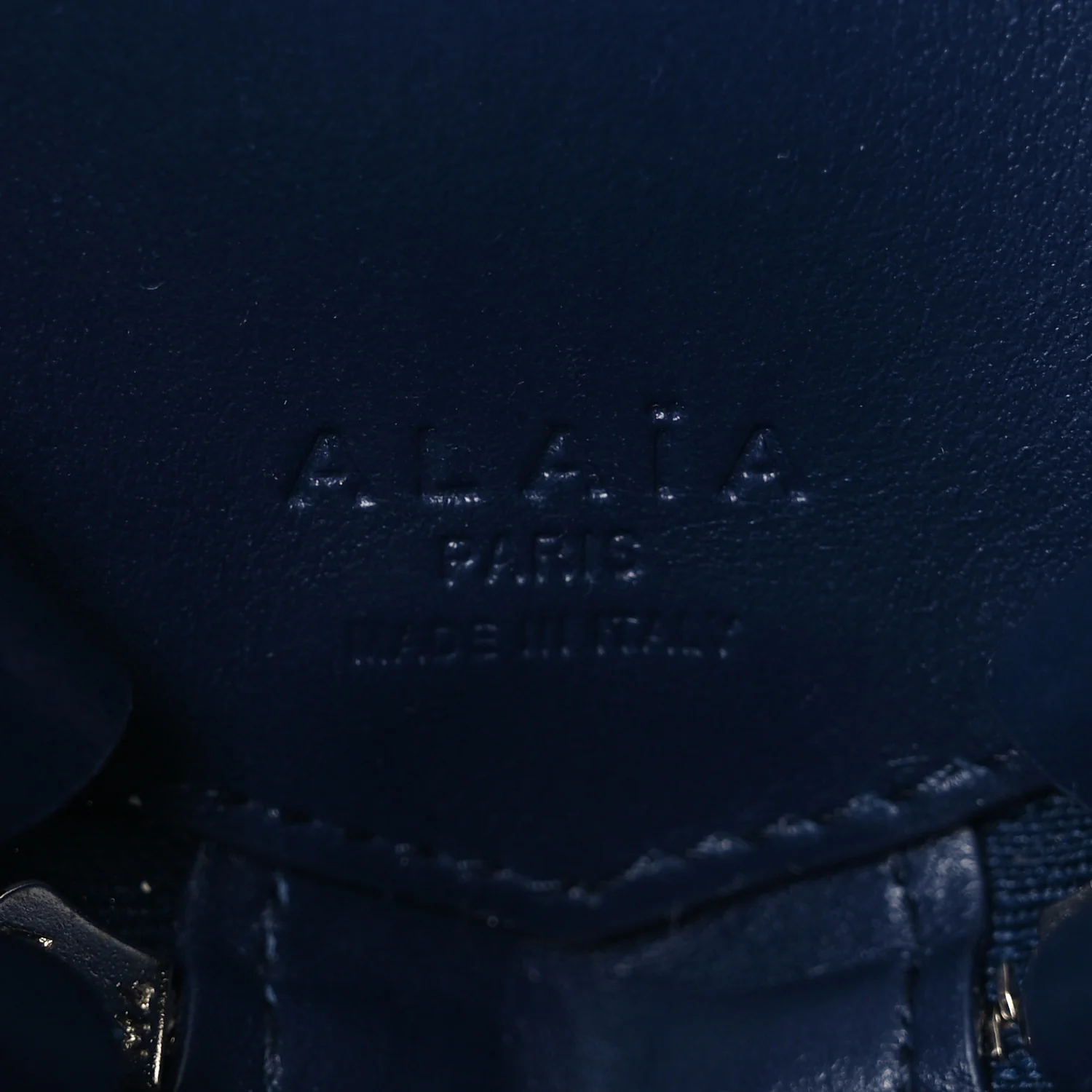 Patent Calfskin Le Coeur Bag Navy - Image 14