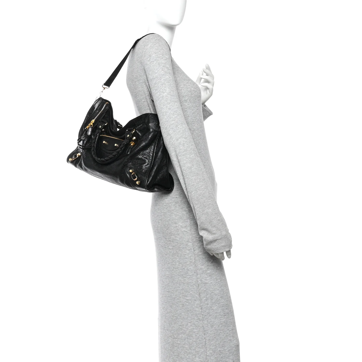 Agneau Giant 12 Gold Hardware City Black - Image 2