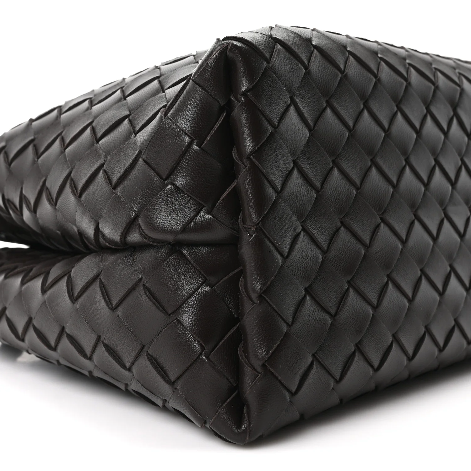 Nappa Intrecciato Medium Andiamo Shoulder Bag Fondant - Image 8