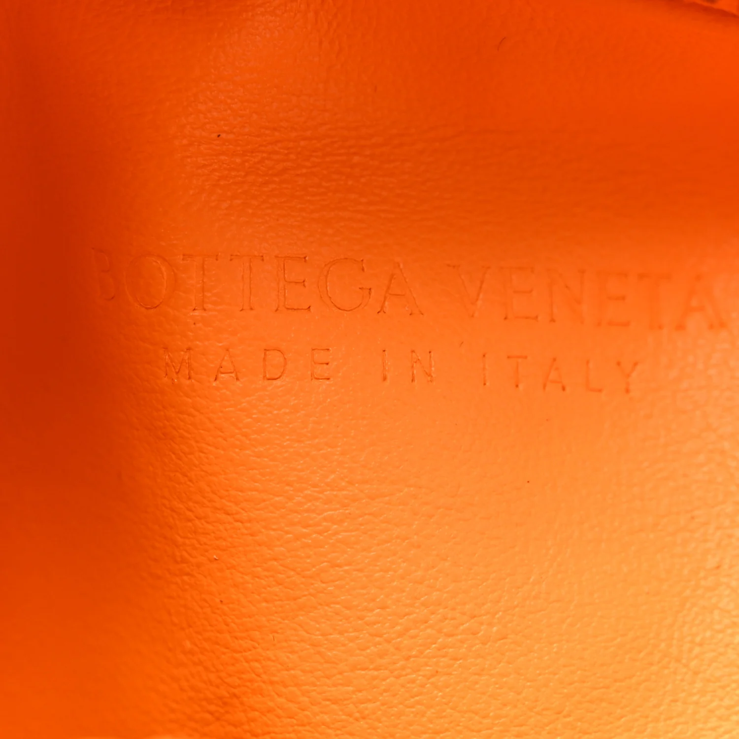 Nappa Intrecciato Mini Jodie Tangerine - Image 6