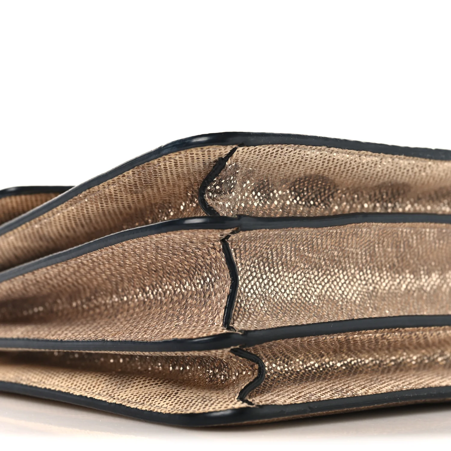 Metallic Karung Serpenti Forever Top Handle Gold - Image 7