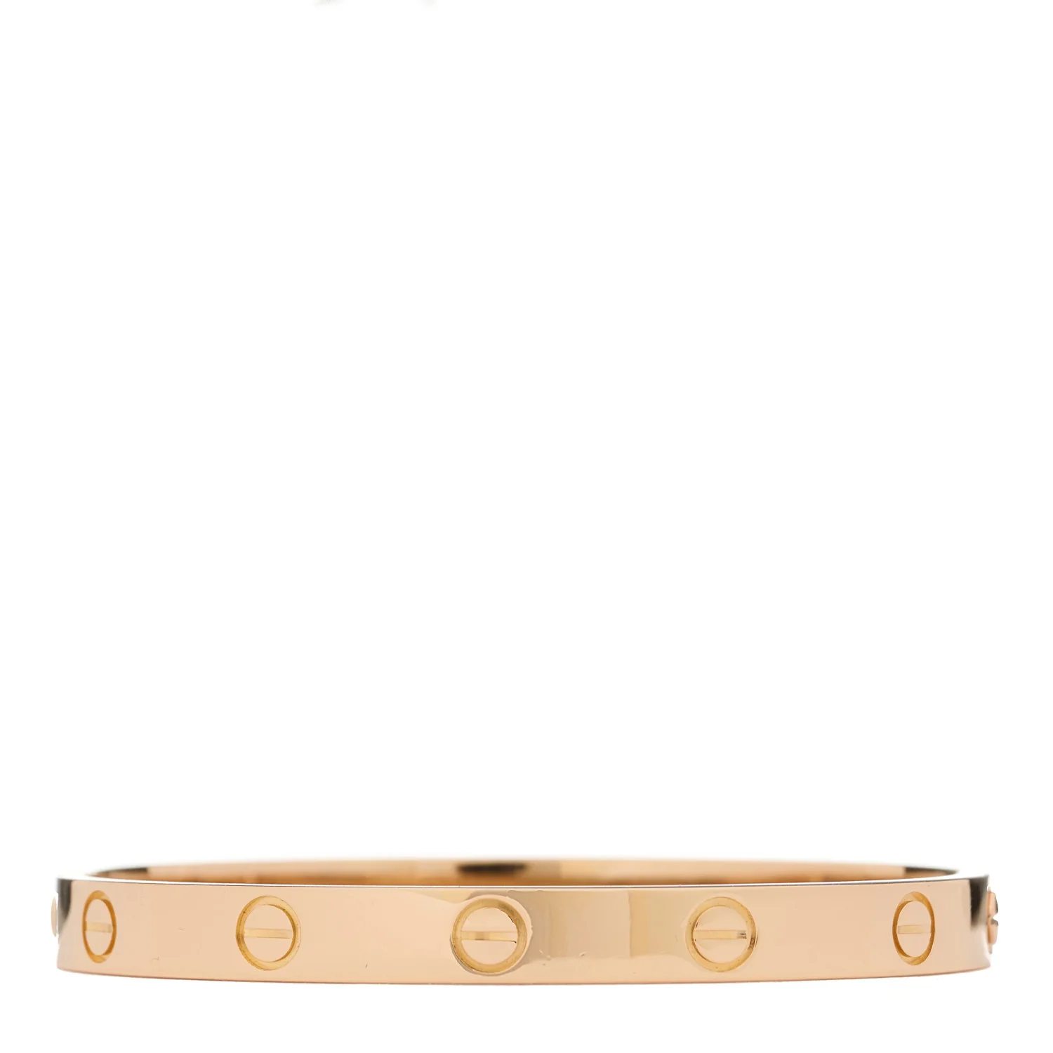 18K Pink Gold LOVE Bracelet 17