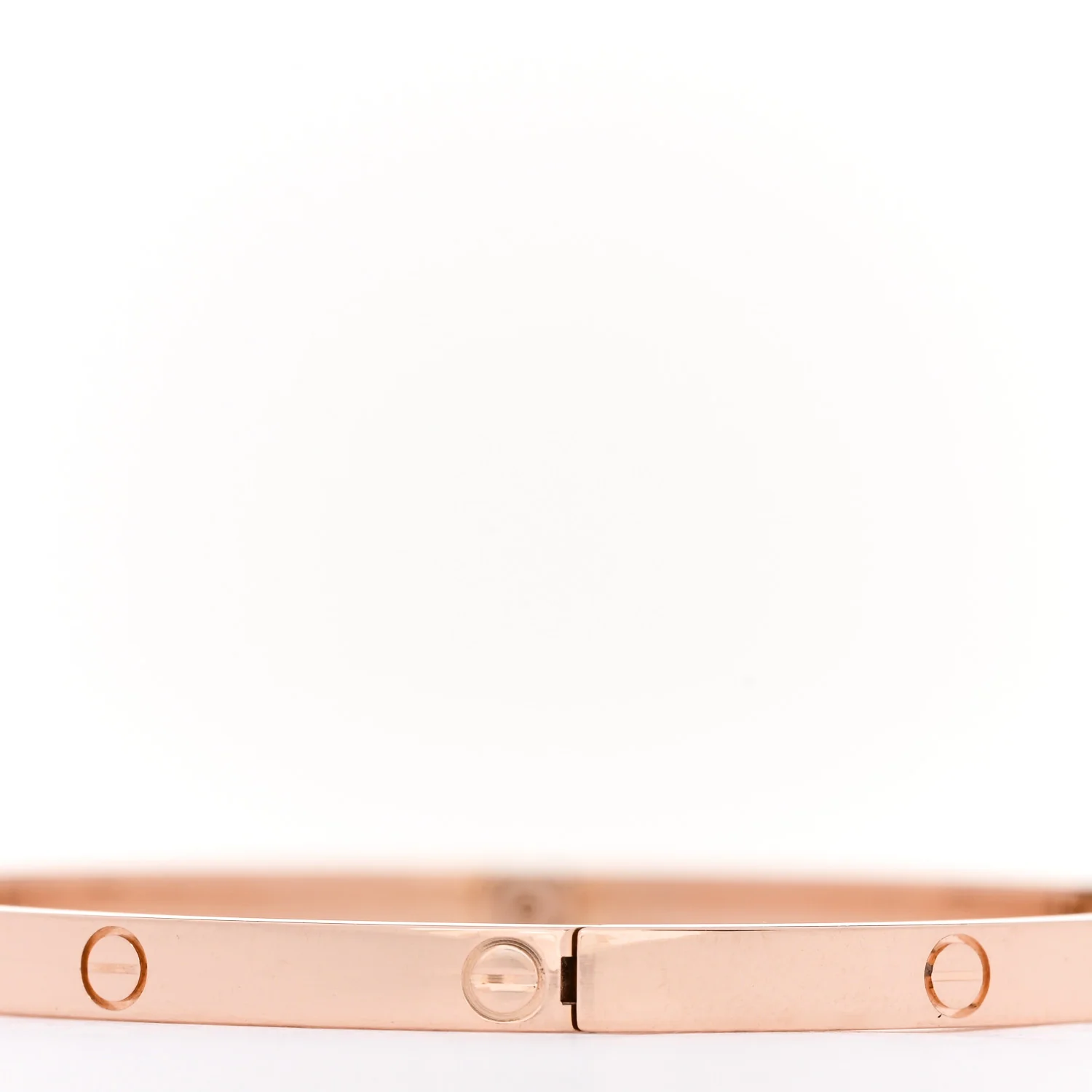 18K Pink Gold Small LOVE Bracelet 18 - Image 4