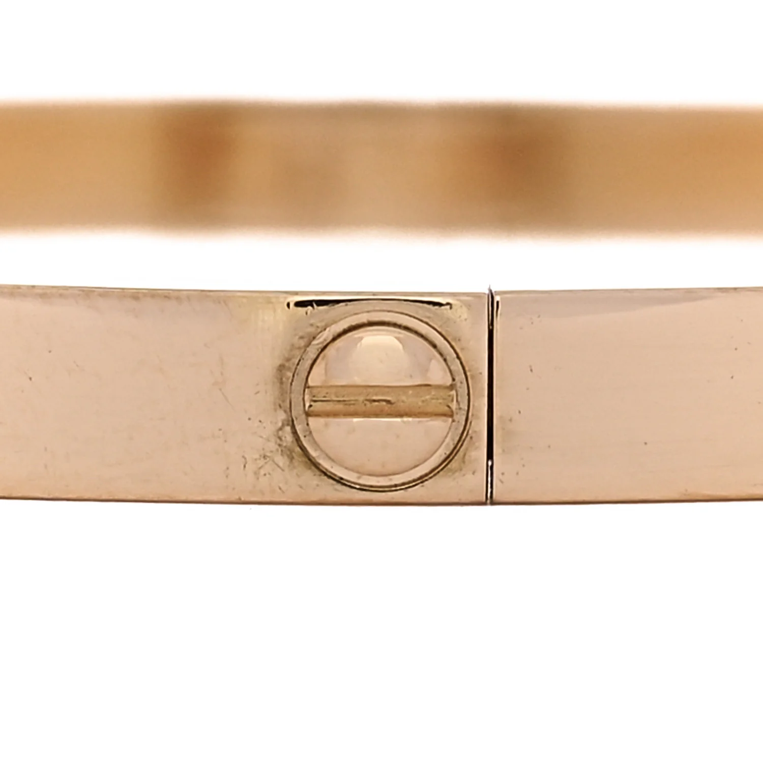 18K Yellow Gold Small LOVE Bracelet 16 - Image 3