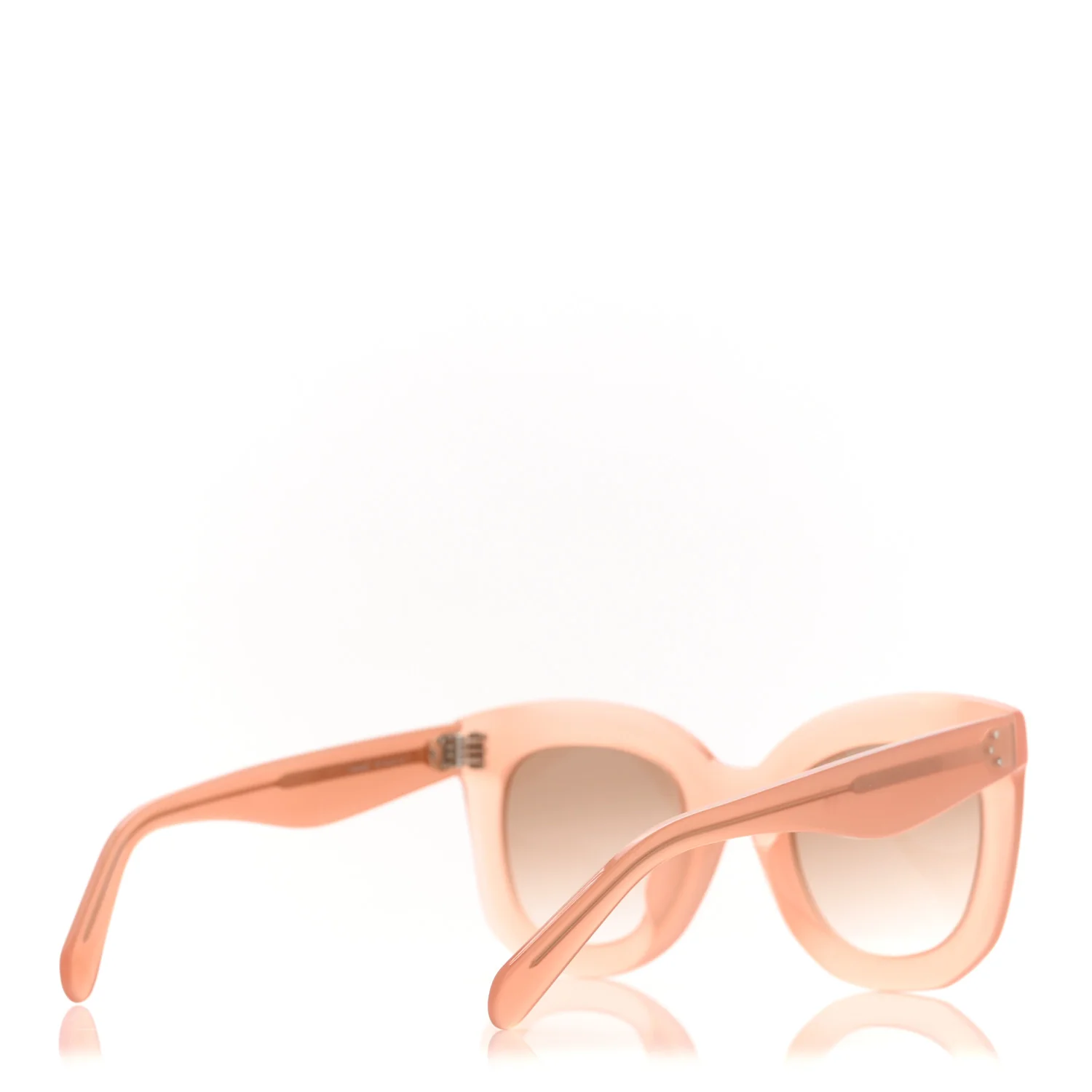 Oversized Round Sunglasses CL4005FN Peach - Image 4