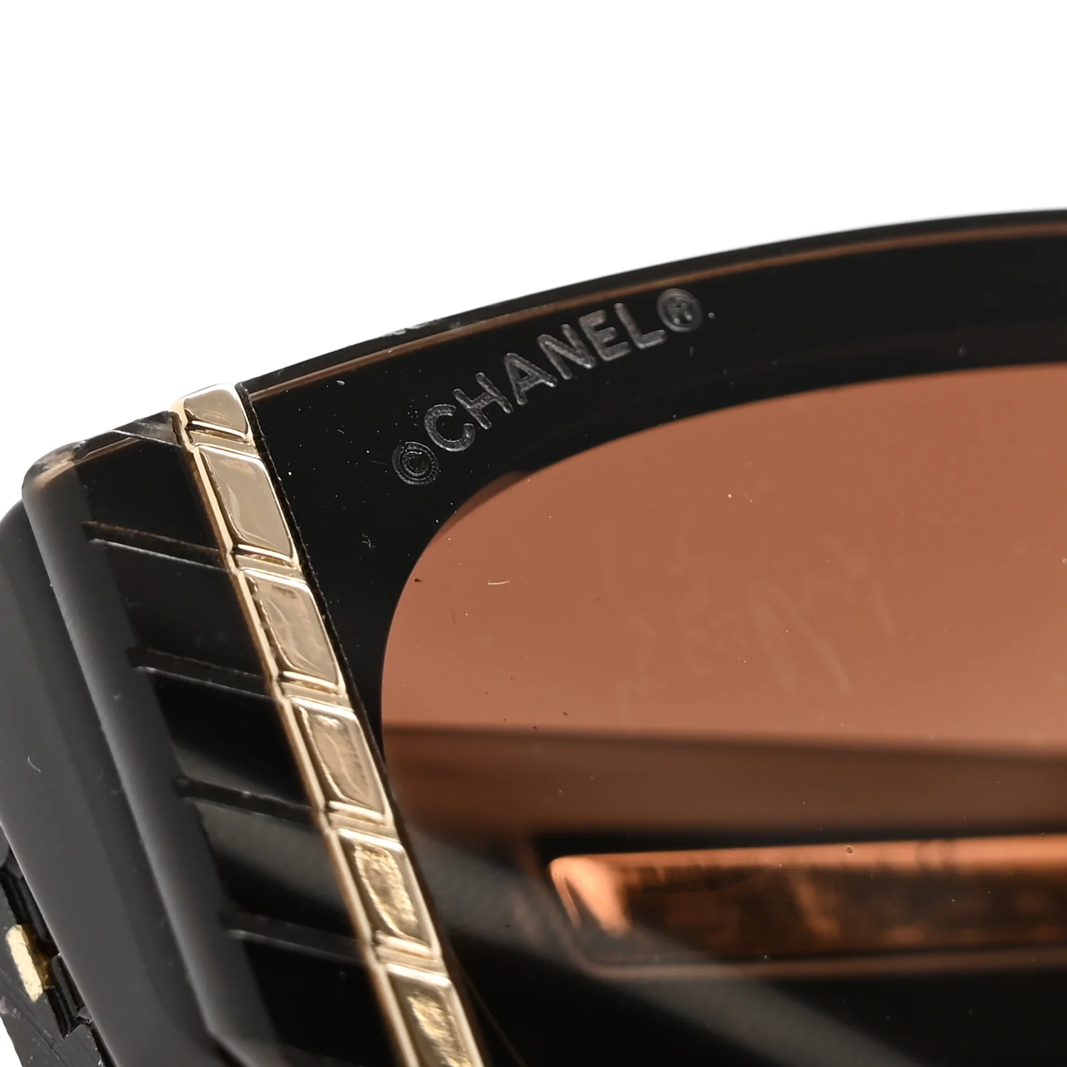Acetate Cat Eye Sunglasses 6054 Black - Image 9