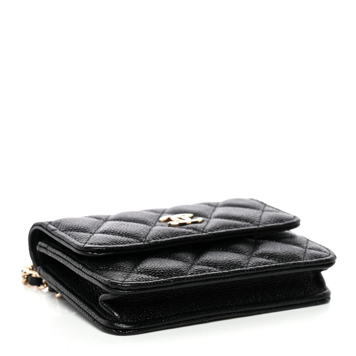 Caviar Quilted Bow Belt Bag Black - Image 4