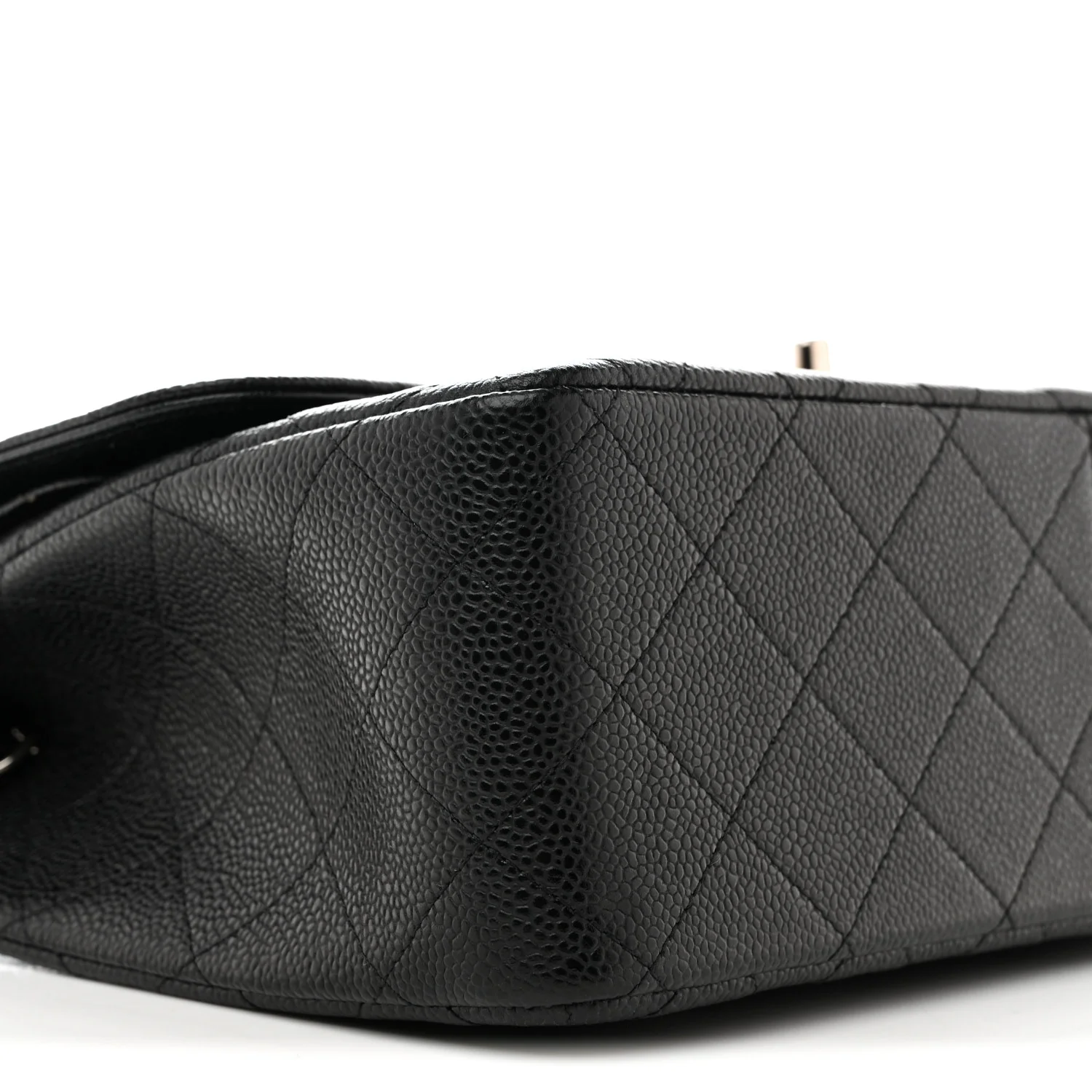 Caviar Quilted Jumbo Double Flap Black - Image 9