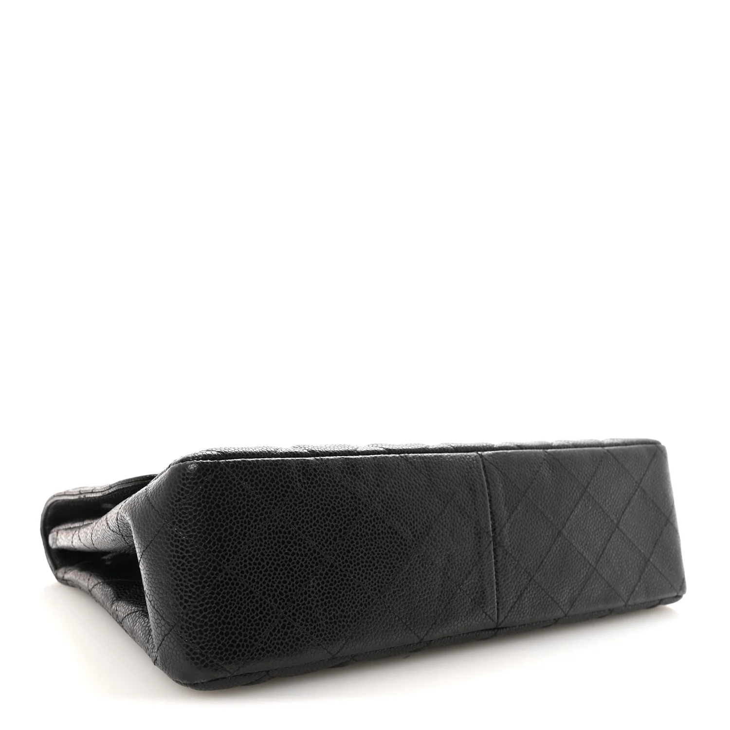 Caviar Quilted Jumbo Single Flap Black - Image 3