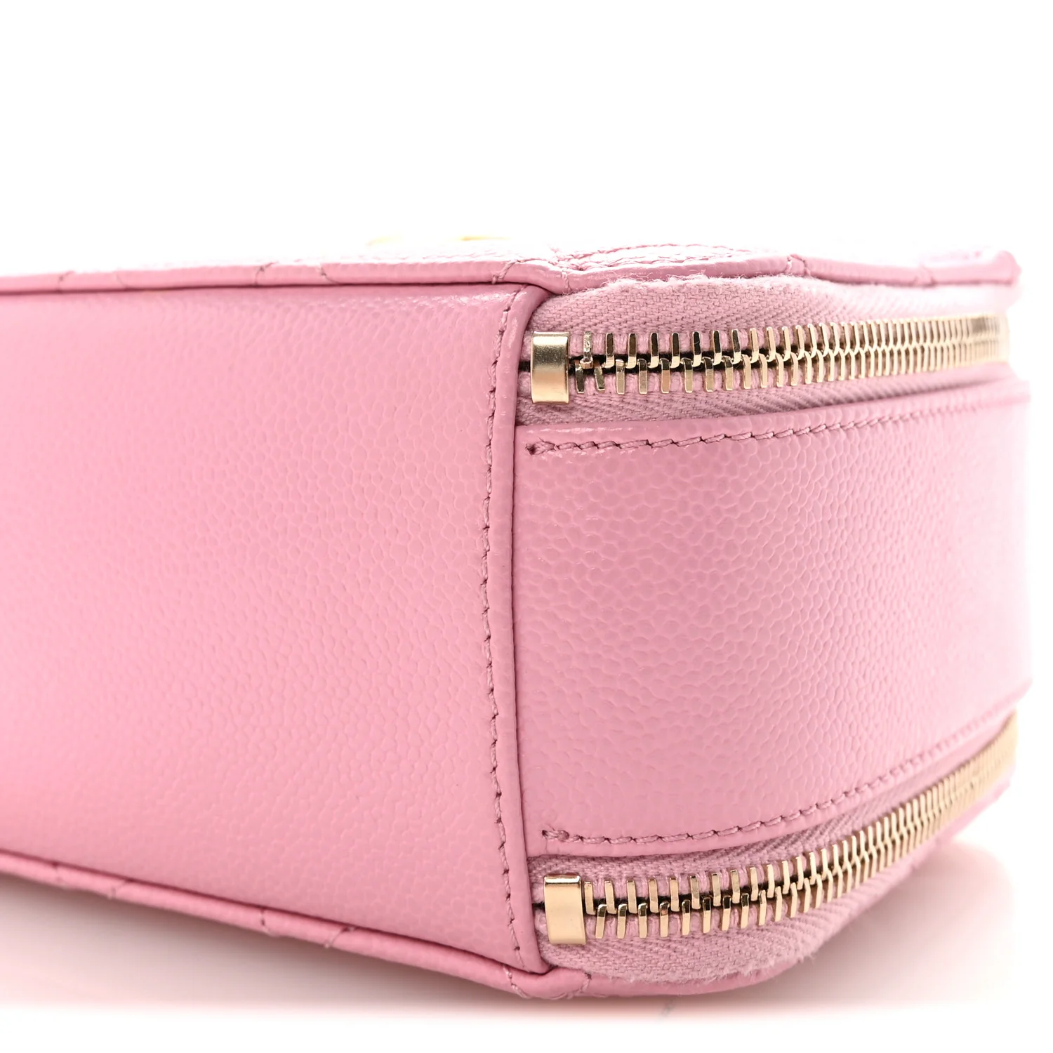 Caviar Quilted Pick Me Up Mini Vanity Case Pink - Image 10