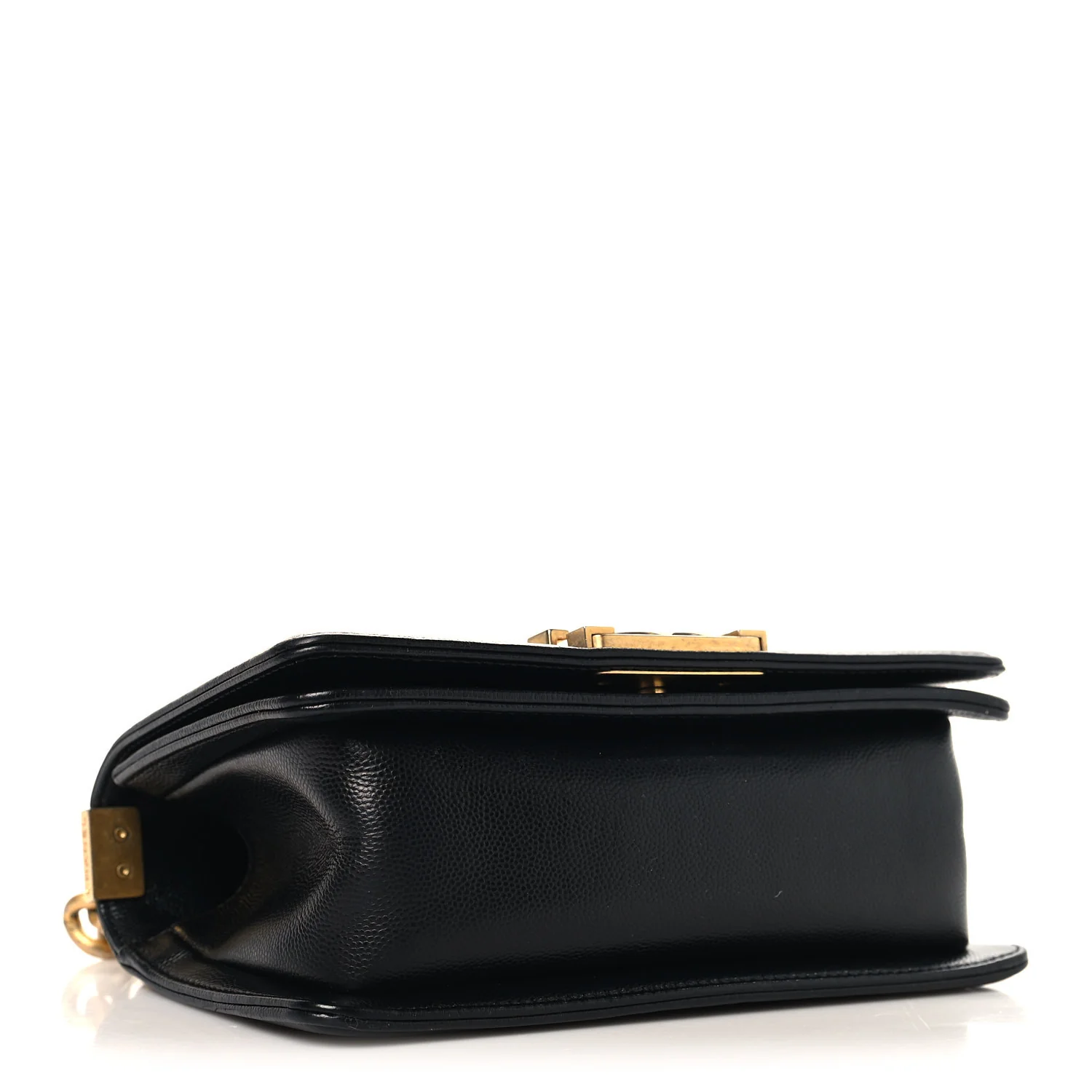 Caviar Quilted Small Boy Flap Black - Image 4