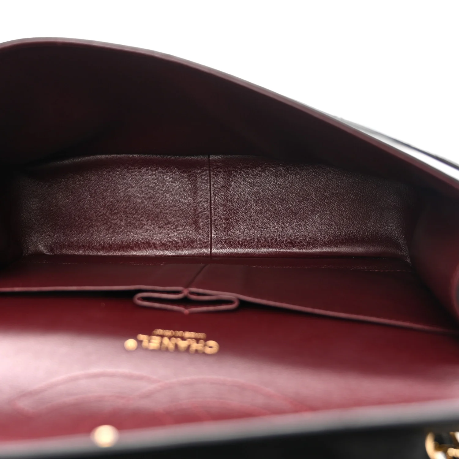 Lambskin Quilted Jumbo Double Flap Black - Image 5