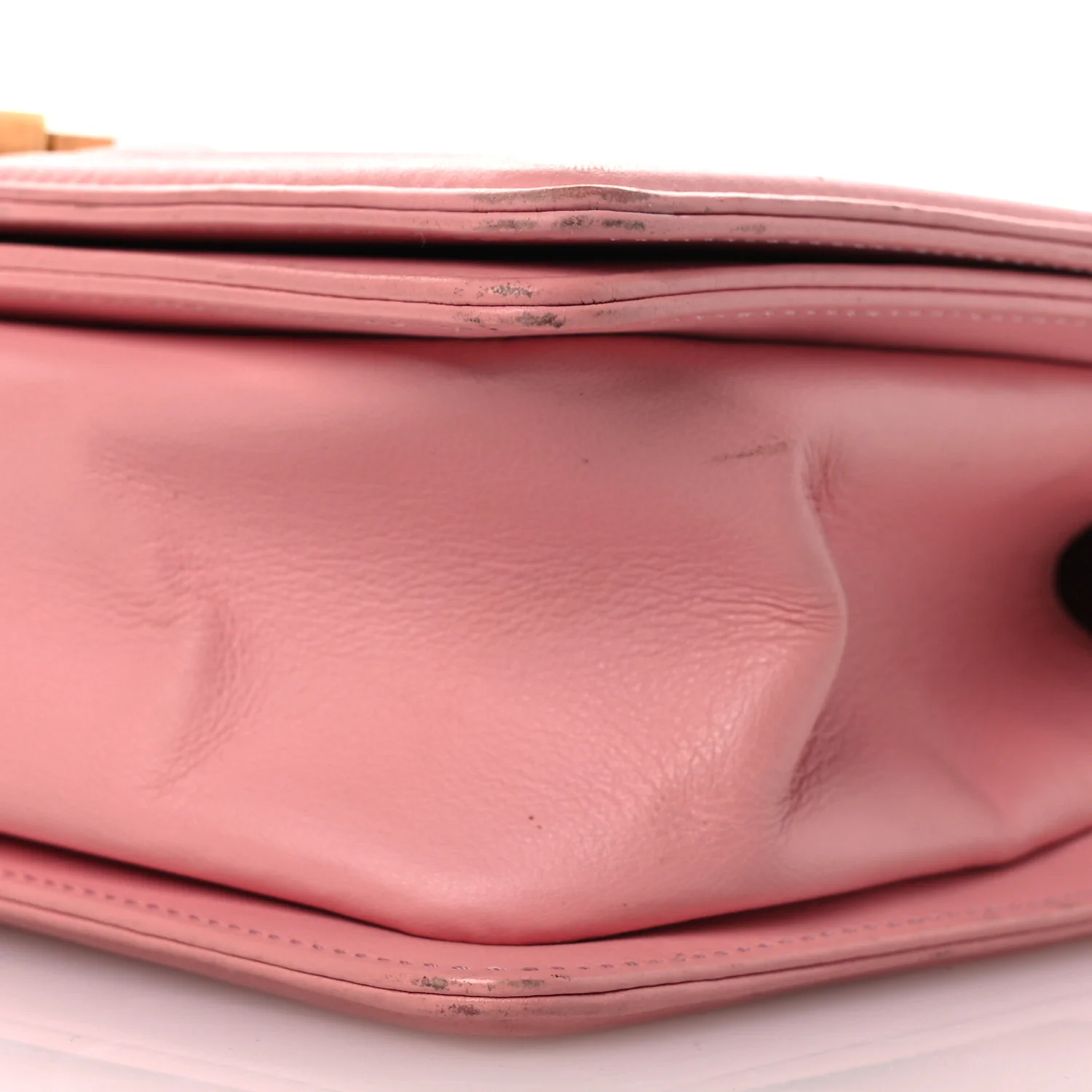 Lambskin Quilted Medium Boy Flap Light Pink - Image 10