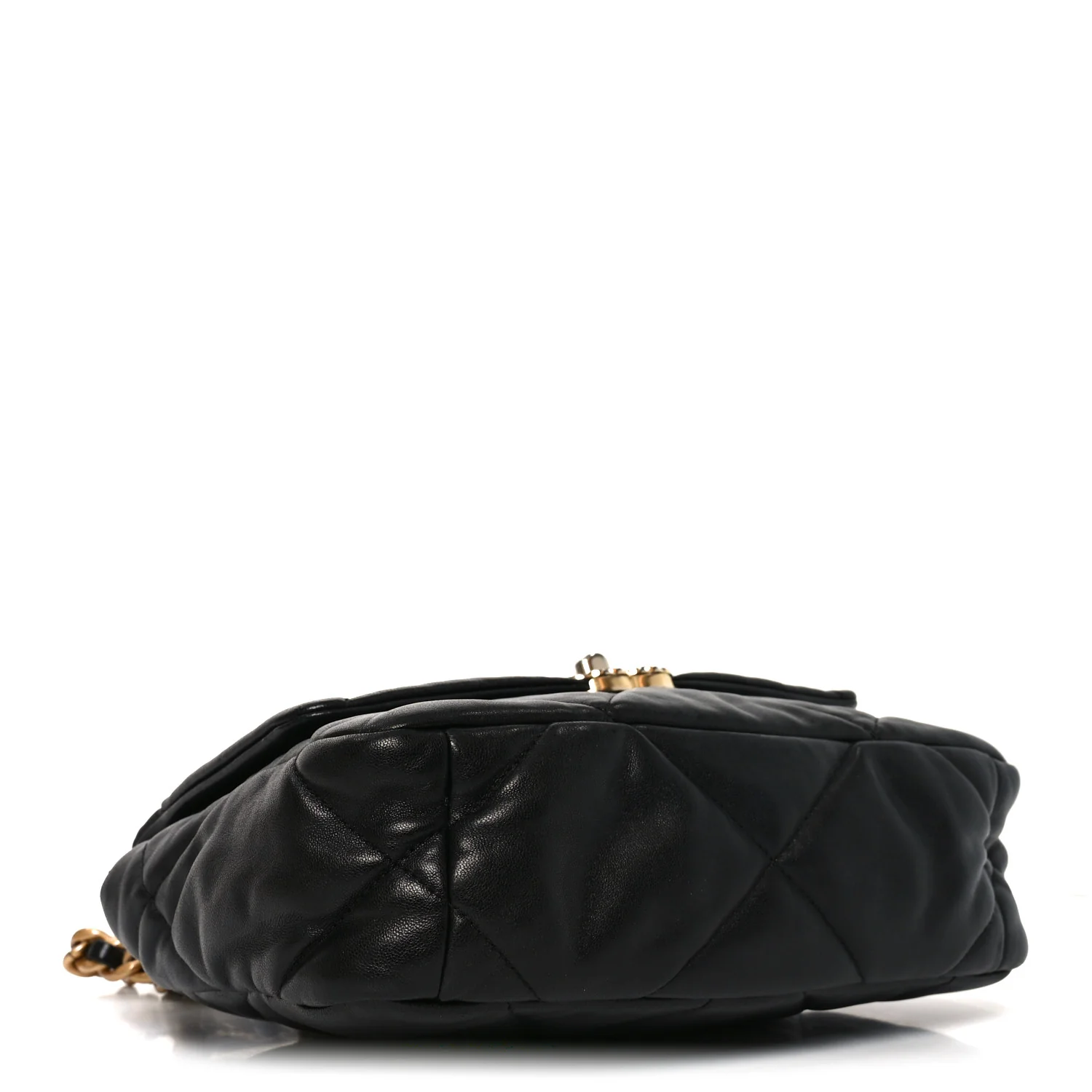 Lambskin Quilted Medium Chanel 19 Flap Black - Image 4