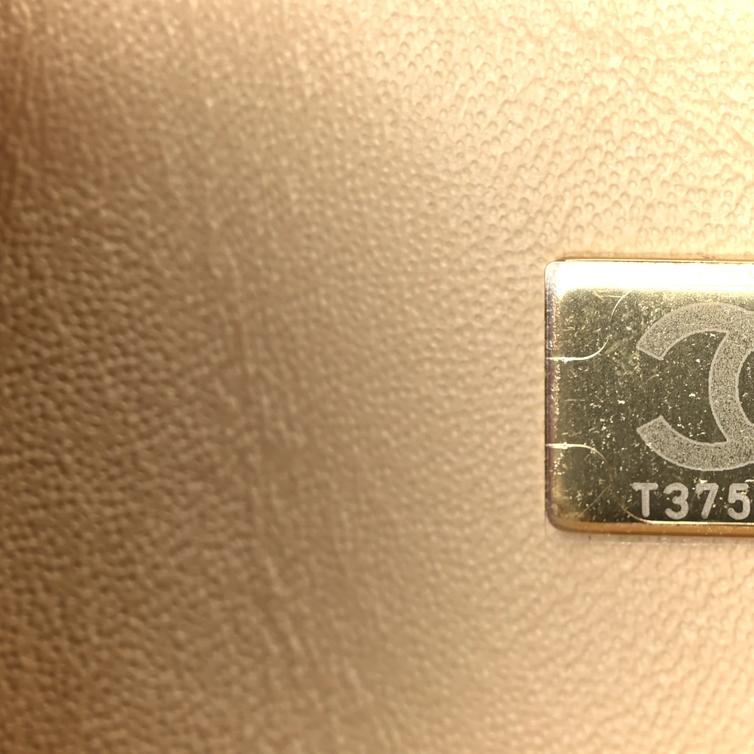 Lambskin Quilted Mini Rectangular Flap Beige - Image 8