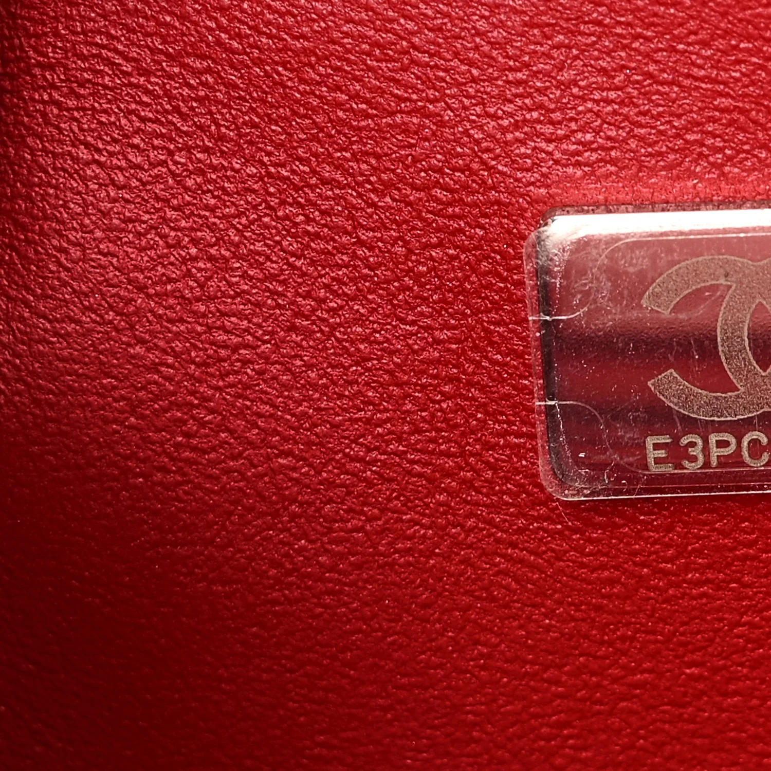 Lambskin Quilted Mini Rectangular Flap Red - Image 7