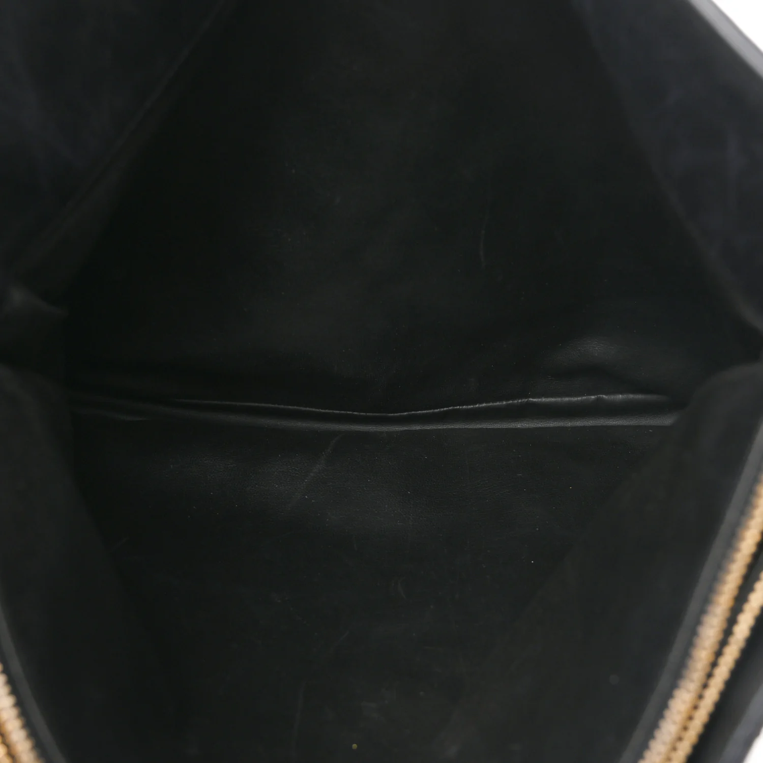 Lambskin Quilted Shopping Tote Black - Image 5