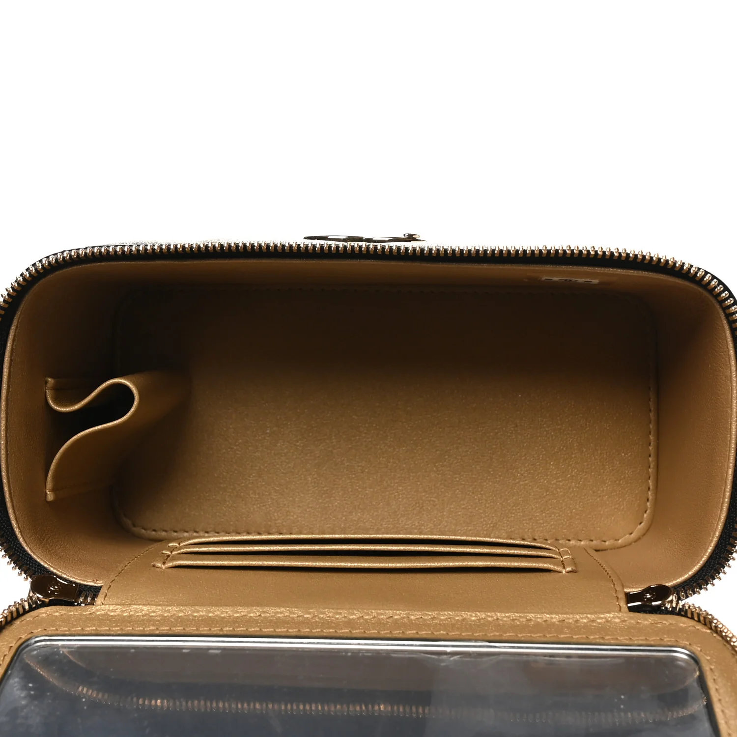 Lambskin Quilted Small CC Vanity Case Black - Image 10