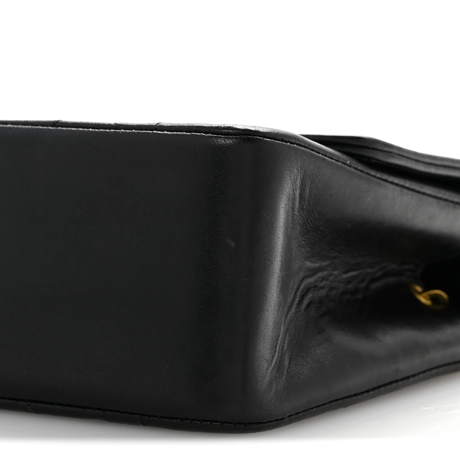 Lambskin Quilted Small Single Flap Black - Image 12