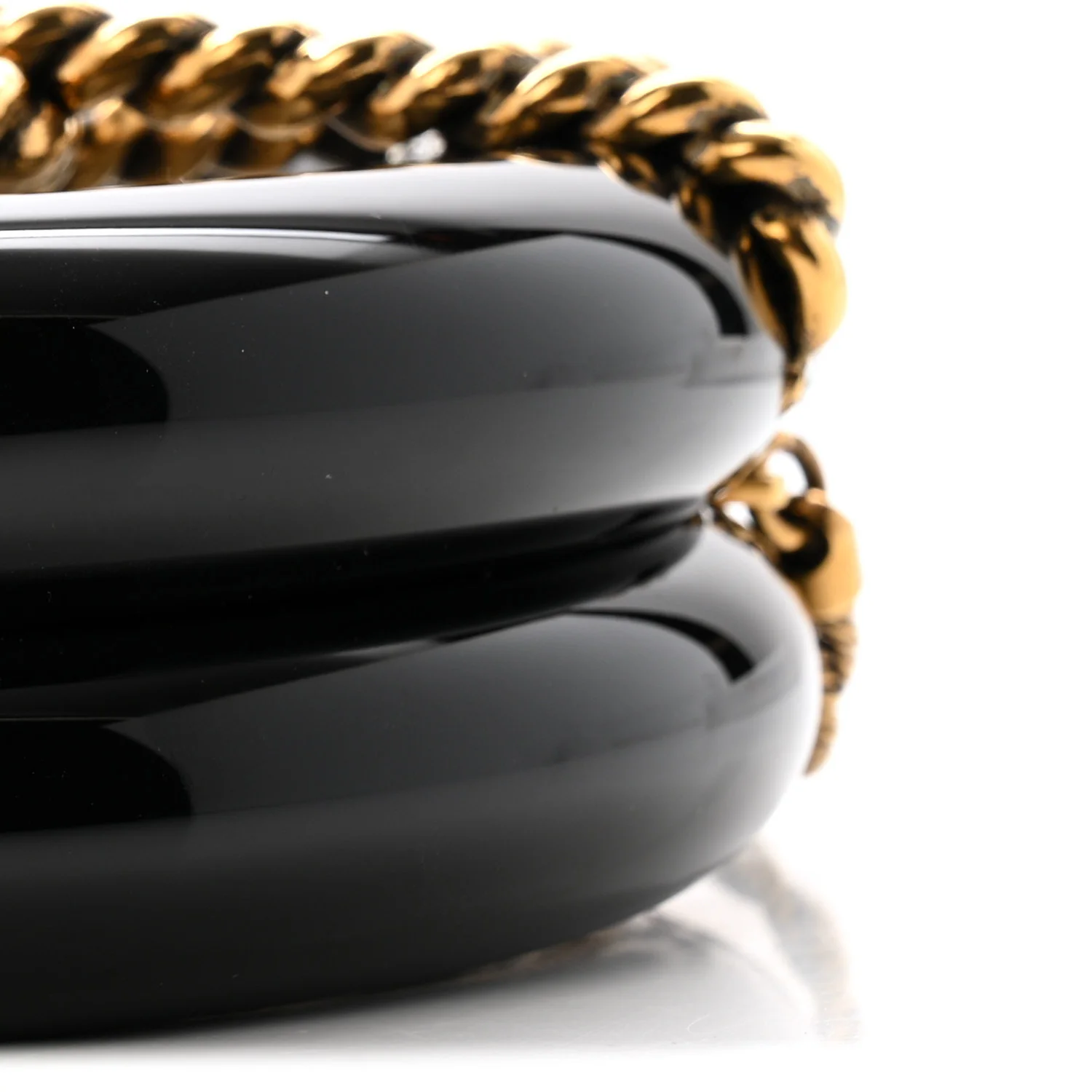Resin Crystal Rescue Wheel Minaudière Black - Image 10