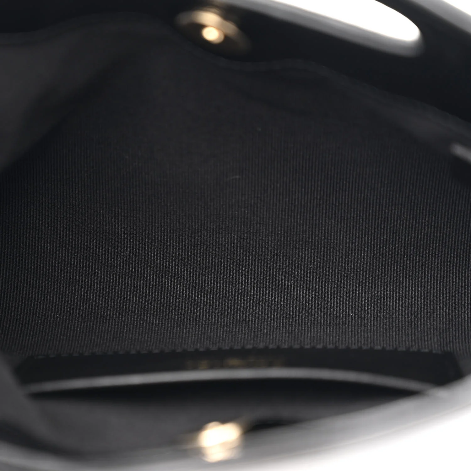 Shiny Crumpled Calfskin Quilted Nano 31 Shopping Bag Black - Image 5