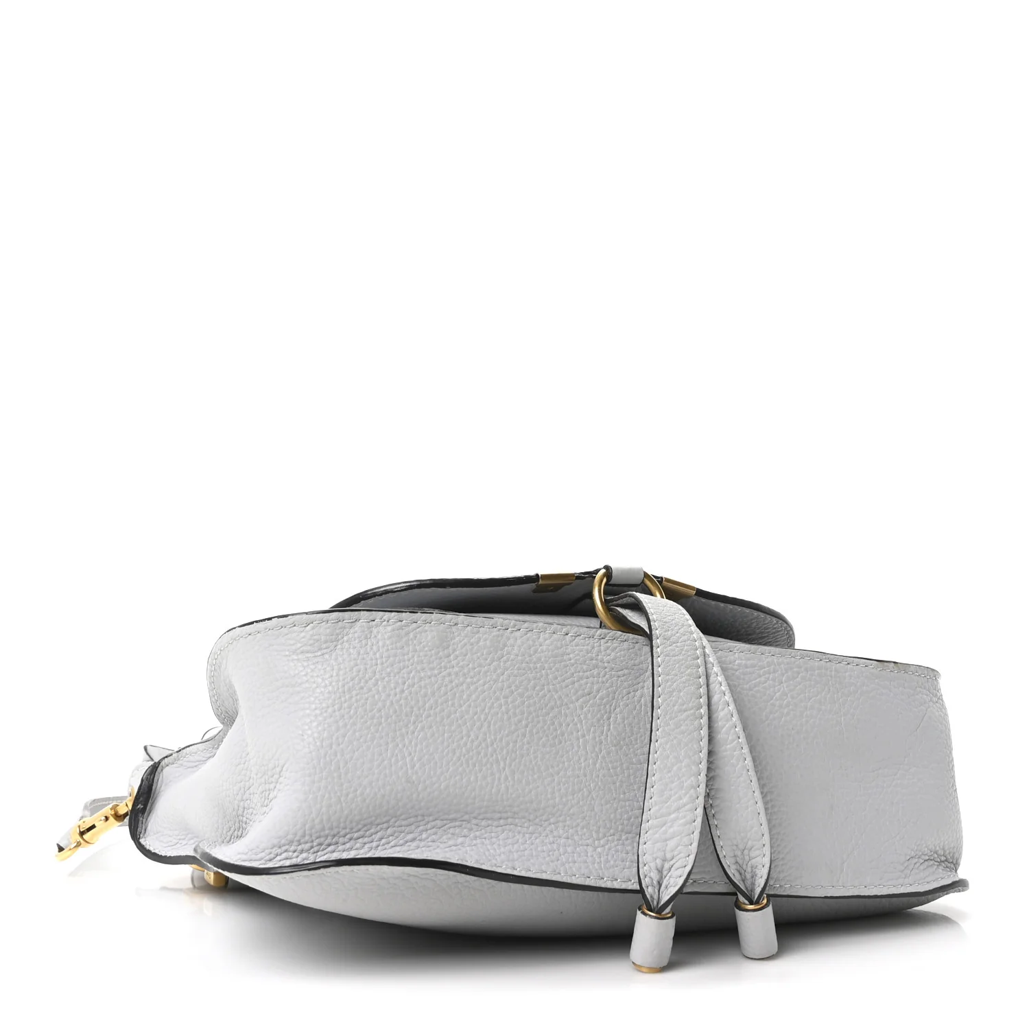 Calfskin Small Marcie Satchel Faded Blue - Image 4
