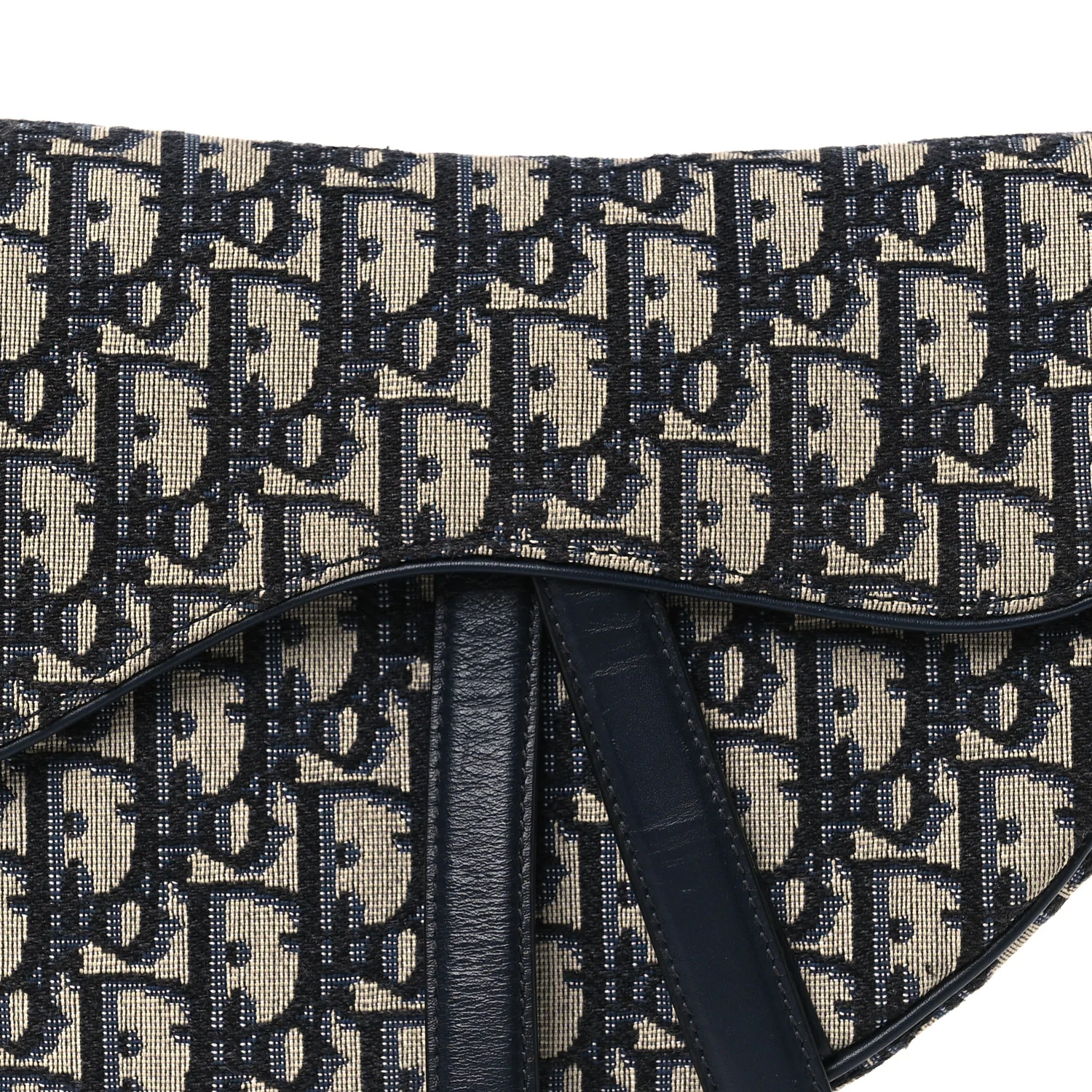 Oblique Saddle Bag Blue - Image 8