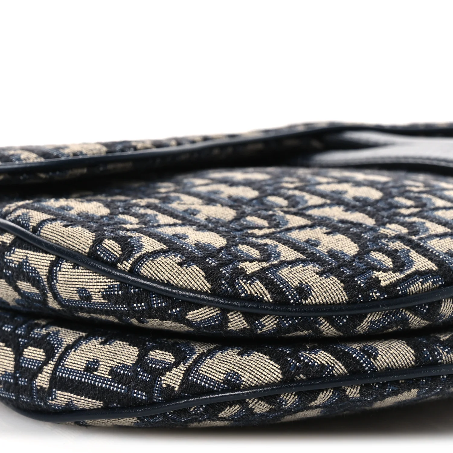 Oblique Saddle Bag Blue - Image 9