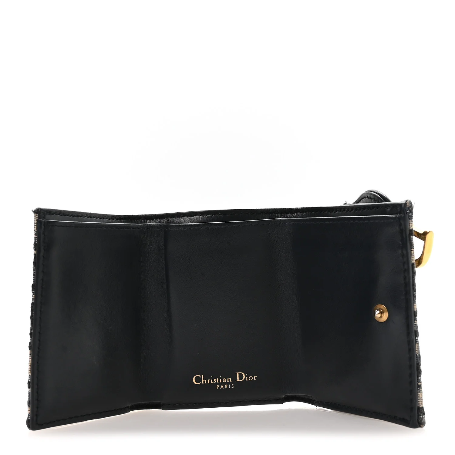 Oblique Saddle Lotus Wallet Blue - Image 5