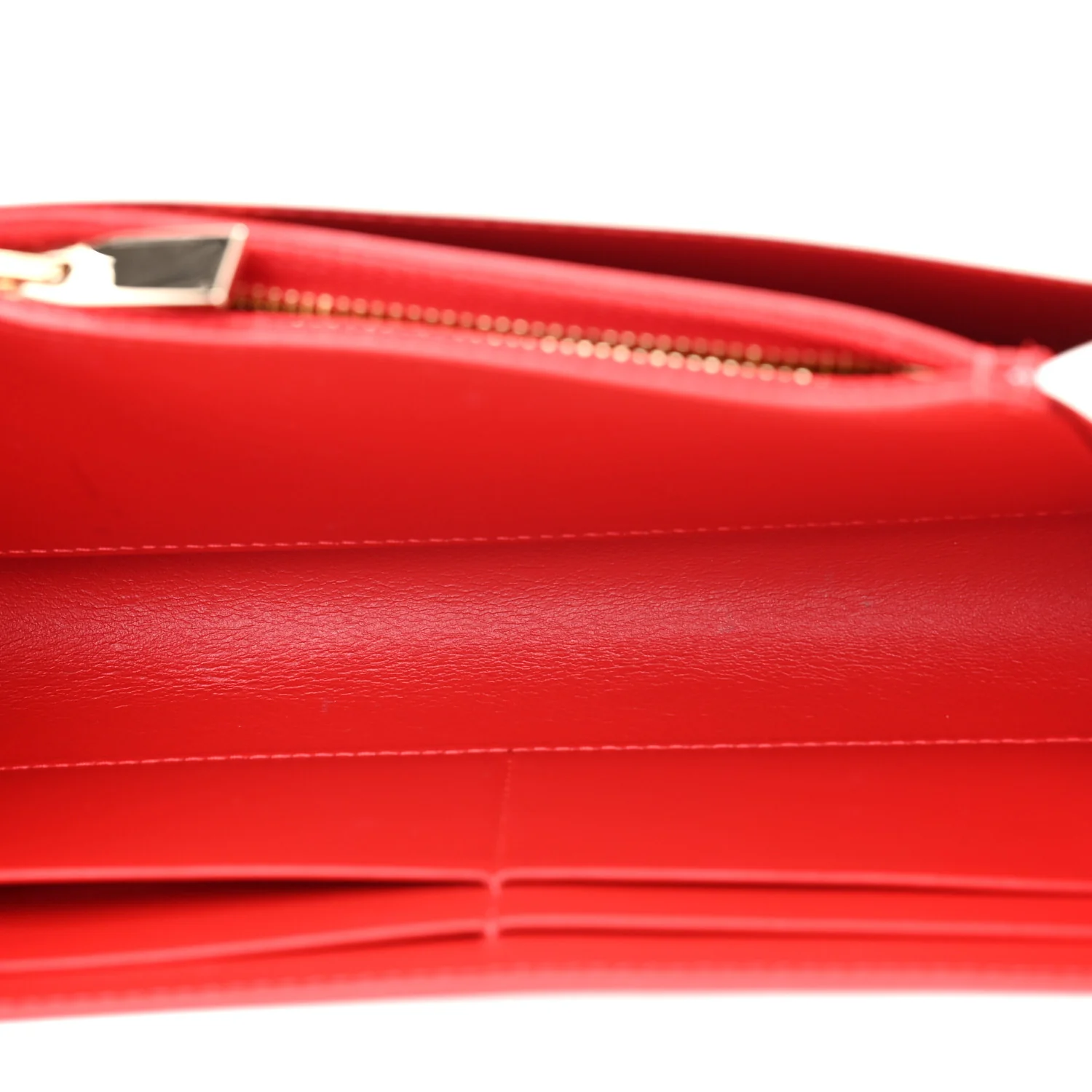 Calfskin Spikes Loubinthesky Paloma Wallet On Chain White - Image 5