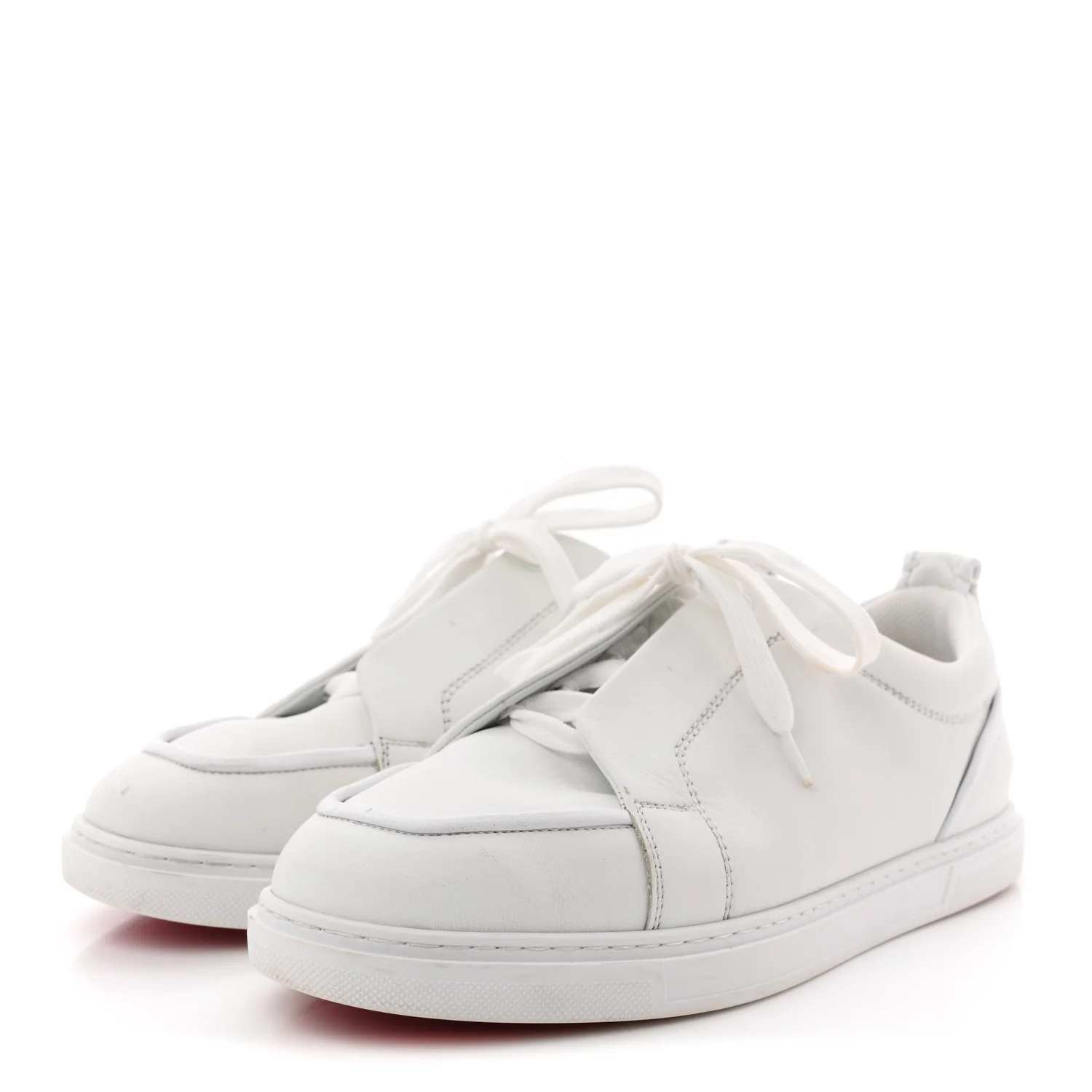 Nappa Mens Jimmy Flat Sneakers 41.5 White - Image 4