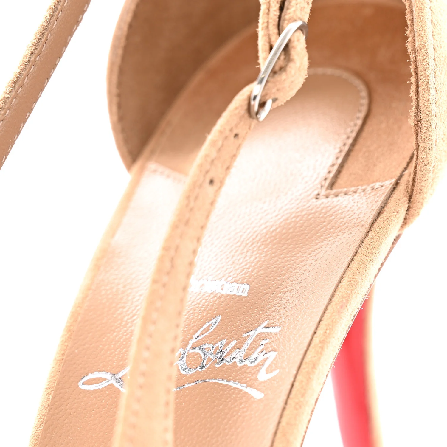Veau Velours Cut Out Apostrophatoric 80 Pumps 38 Tan - Image 10
