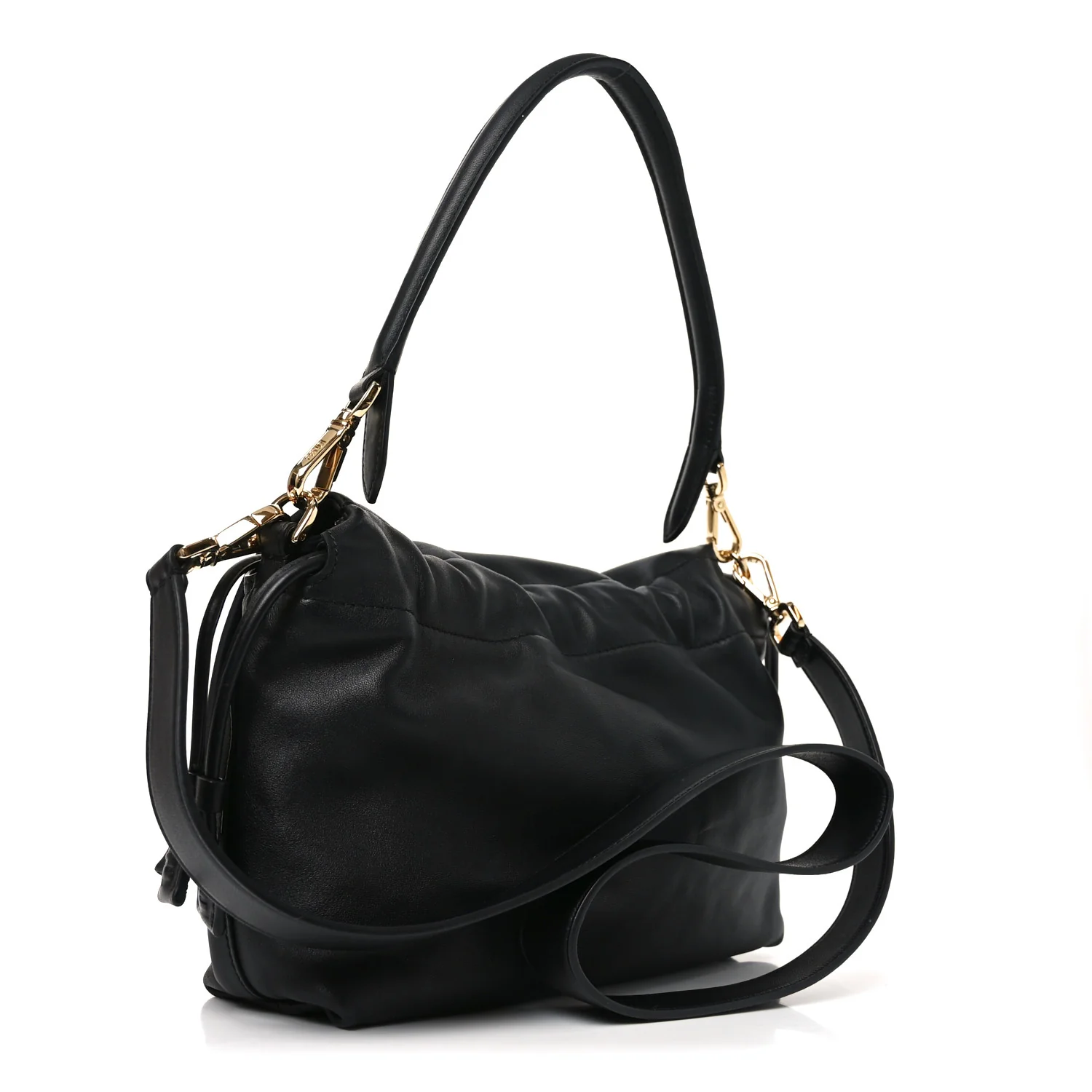 Nappa Medium Mamma Baguette Black - Image 3