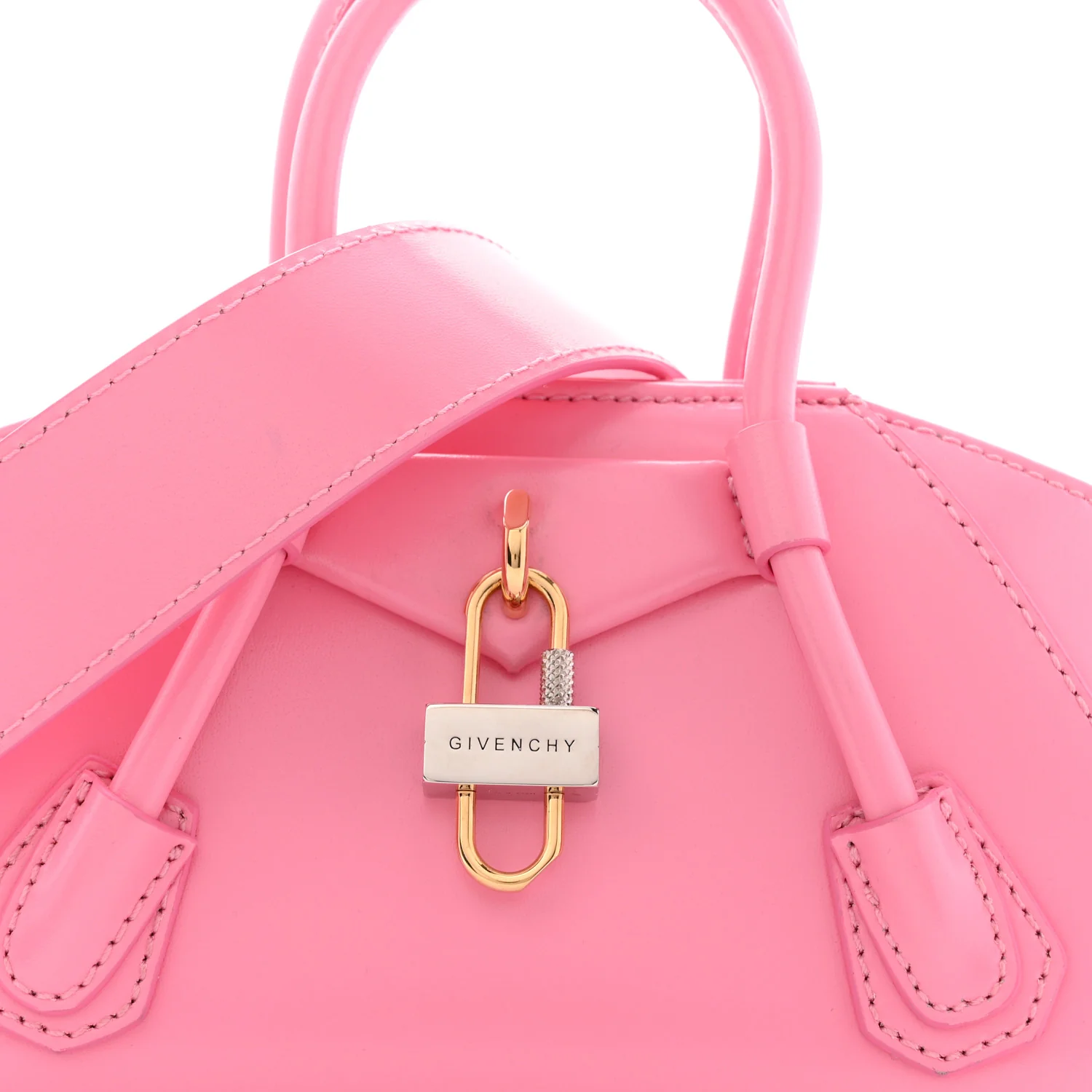 Box Calfskin Mini Antigona Pink - Image 7