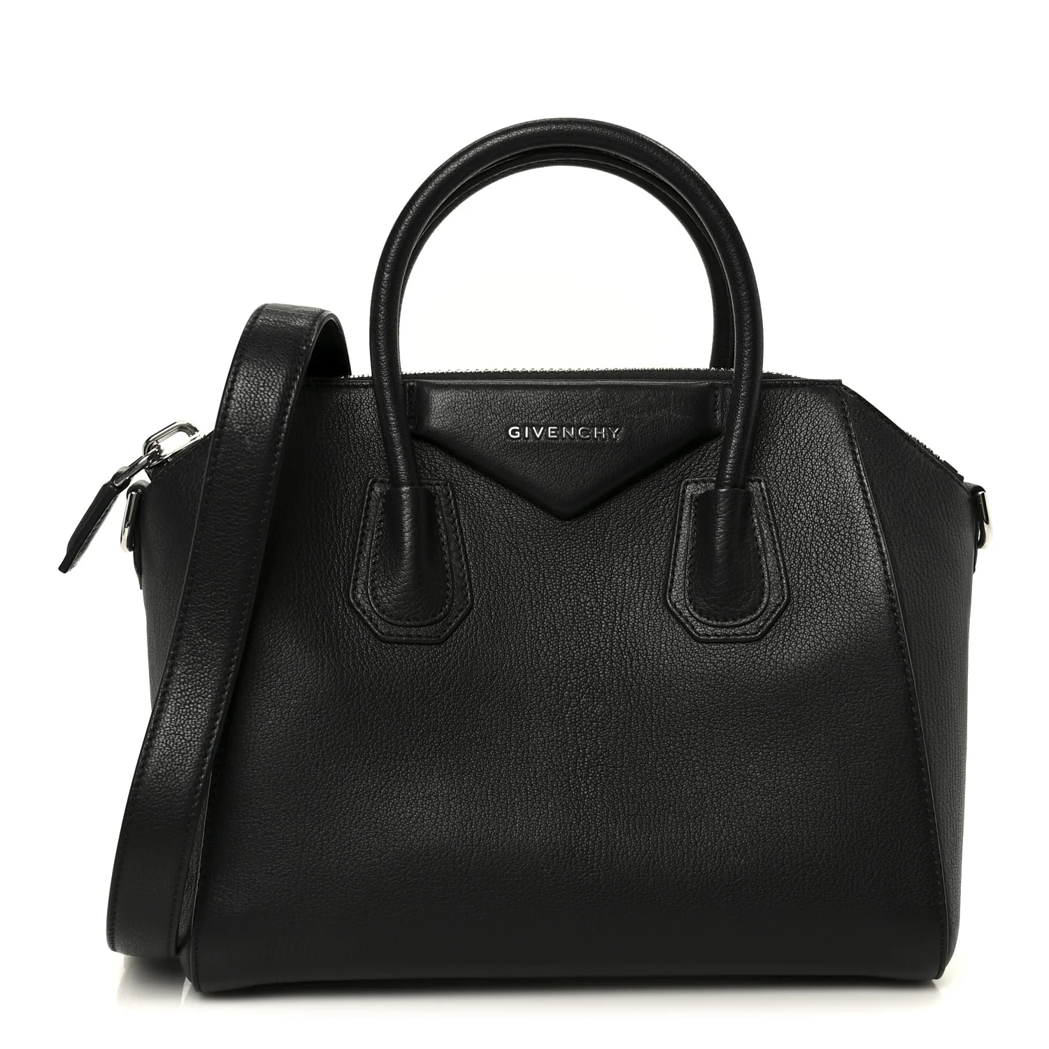 Sugar Goatskin Small Antigona Black