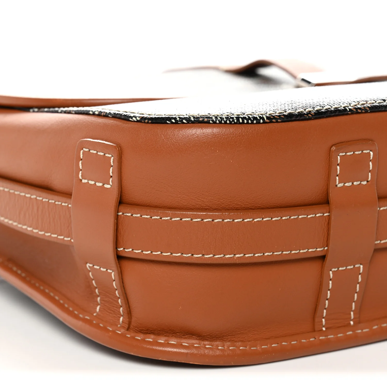Goyardine Belvedere II MM Messenger Bag Black Gold - Image 8