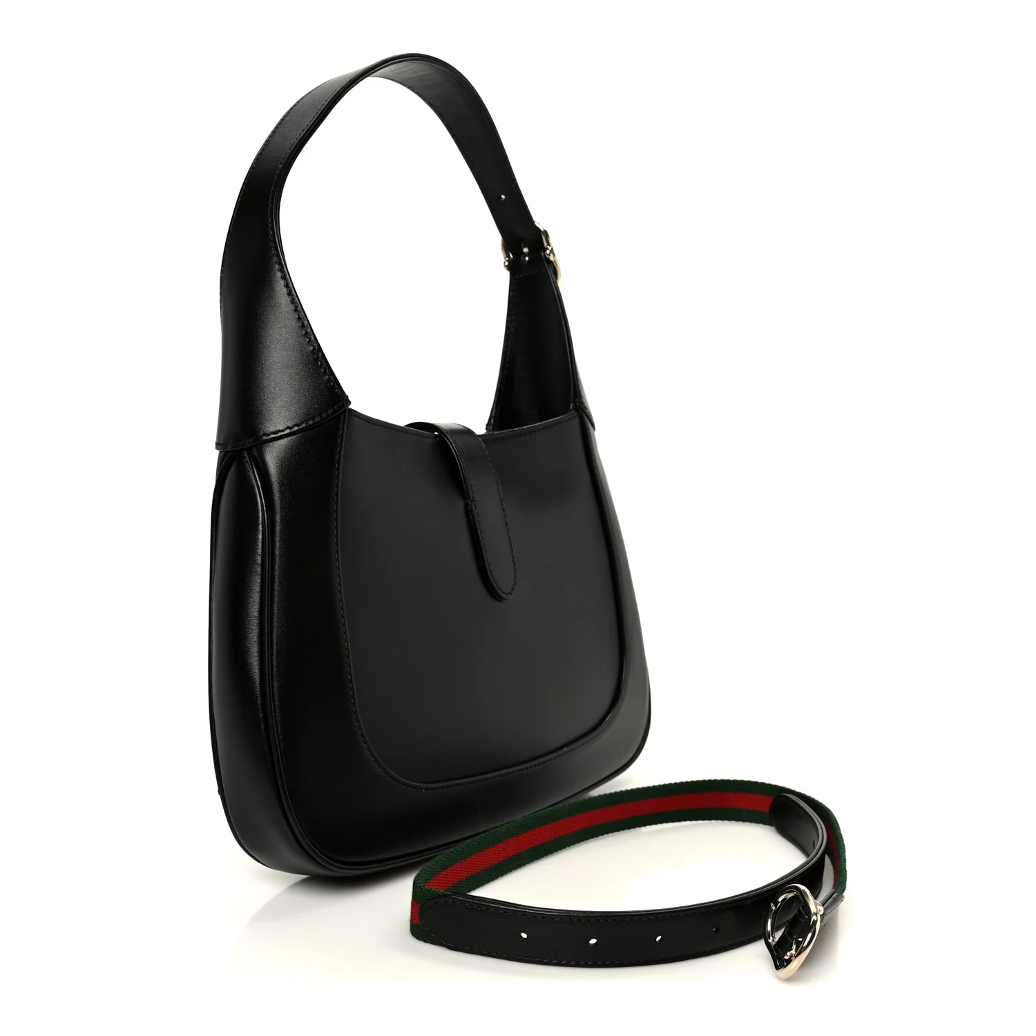 Boarded Dyana Lux Calfskin Medium Jackie 1961 Hobo Black - Image 3