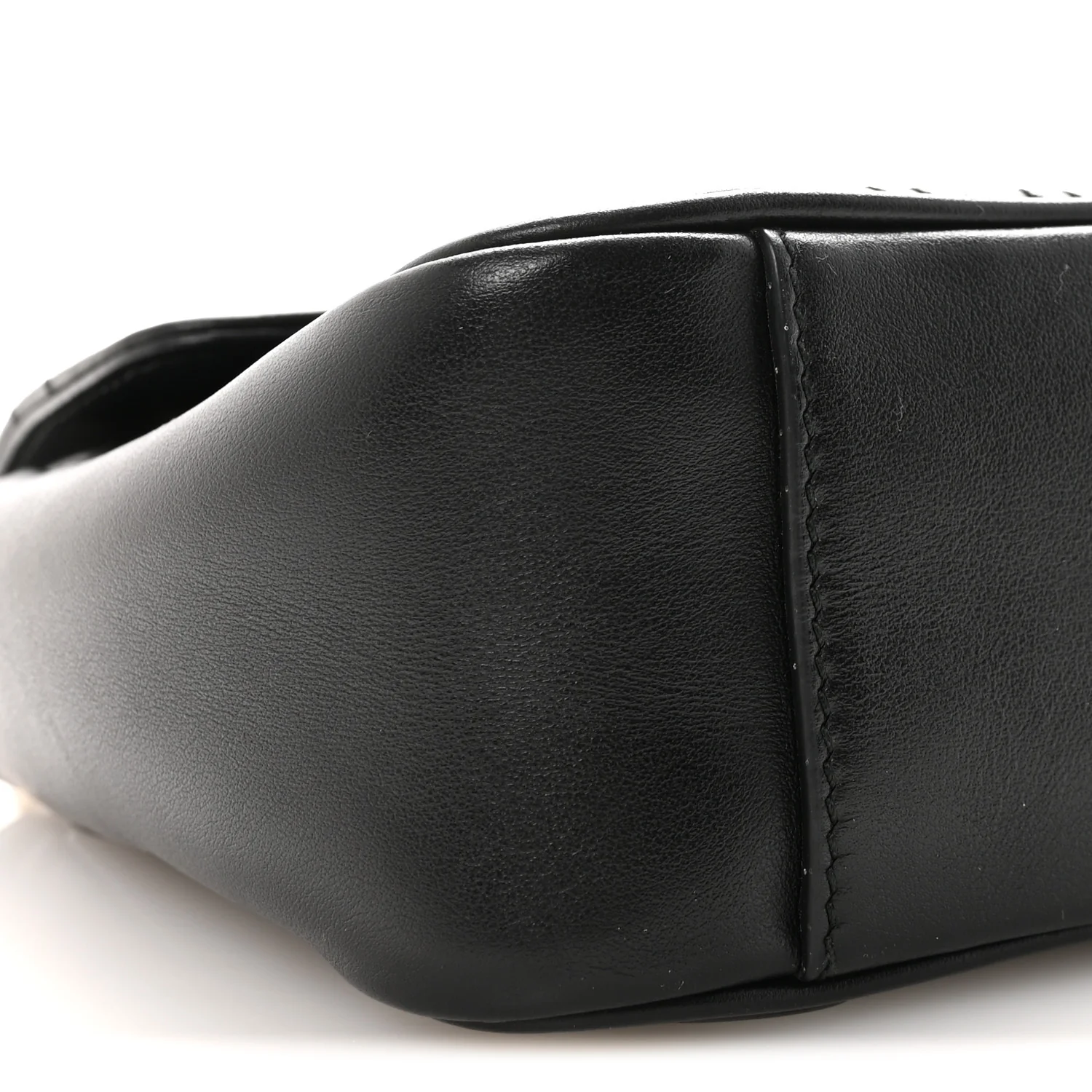 Calfskin Matelasse Small GG Marmont Shoulder Bag Black - Image 9