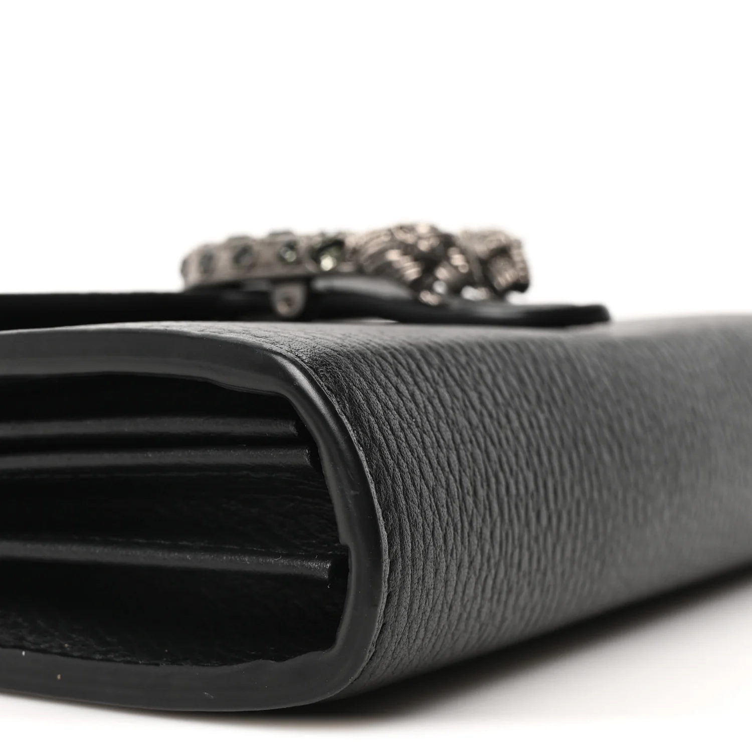 Calfskin Mini Dionysus Chain Wallet Black - Image 8