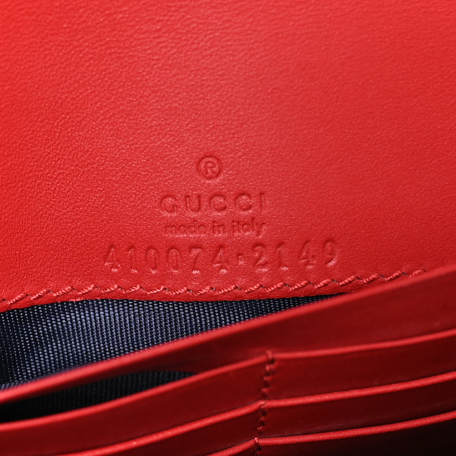 GG Supreme Monogram Blooms Continental Wallet Blue - Image 6