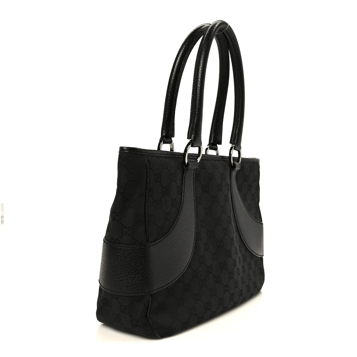 Monogram Shoulder Bag Black - Image 3