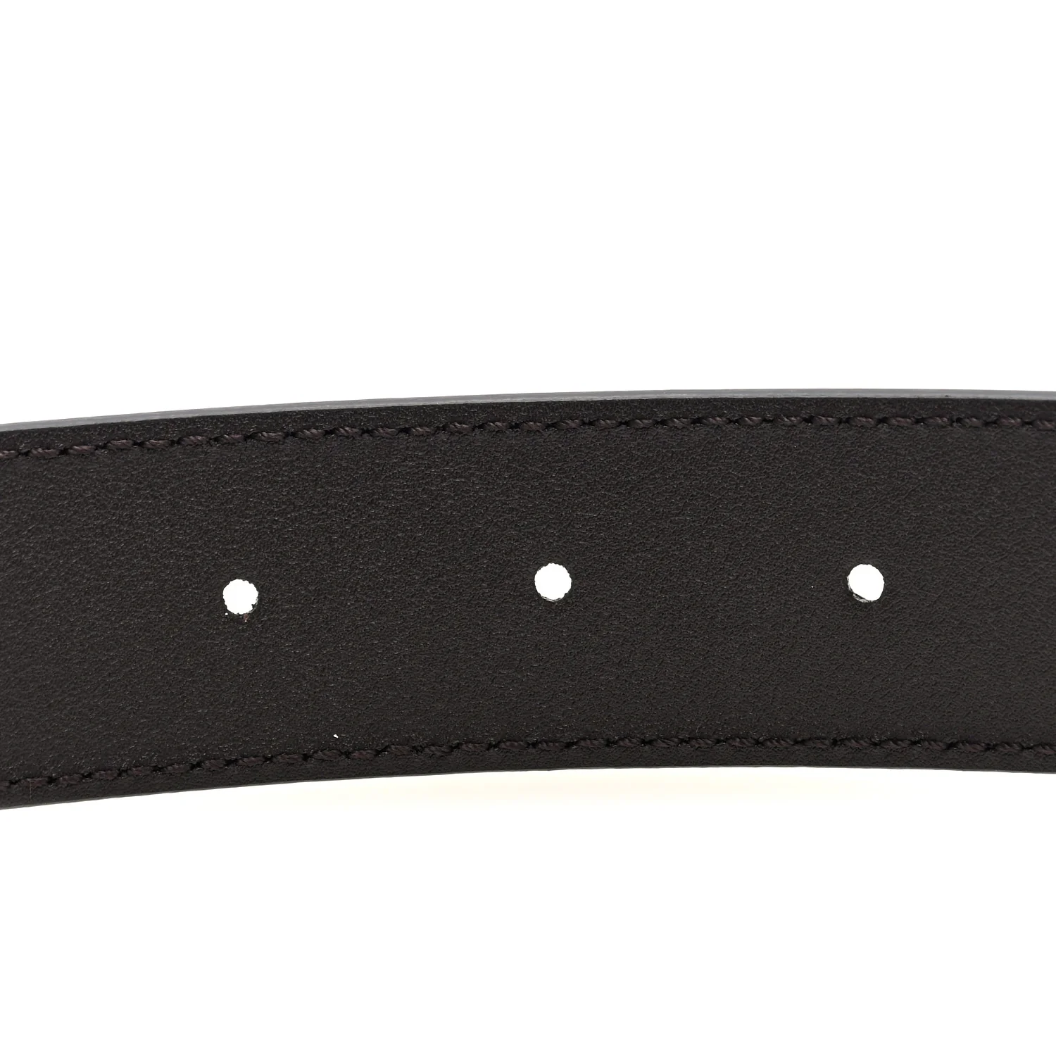 Plutone Calfskin Plaque GG 30mm Belt 90 36 Cocoa - Image 4