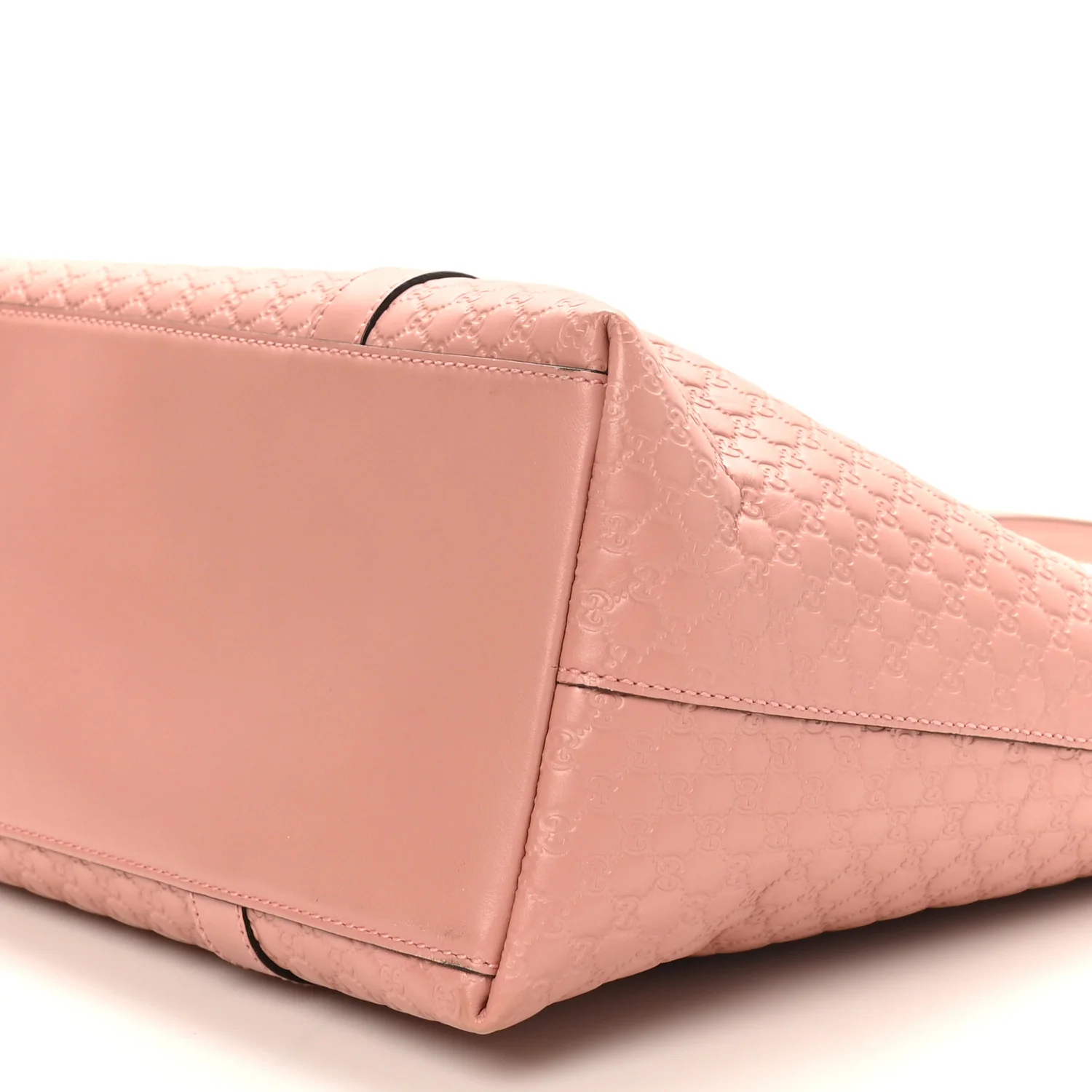Soft Microguccissima Medium Zippered Satchel Soft Pink - Image 10