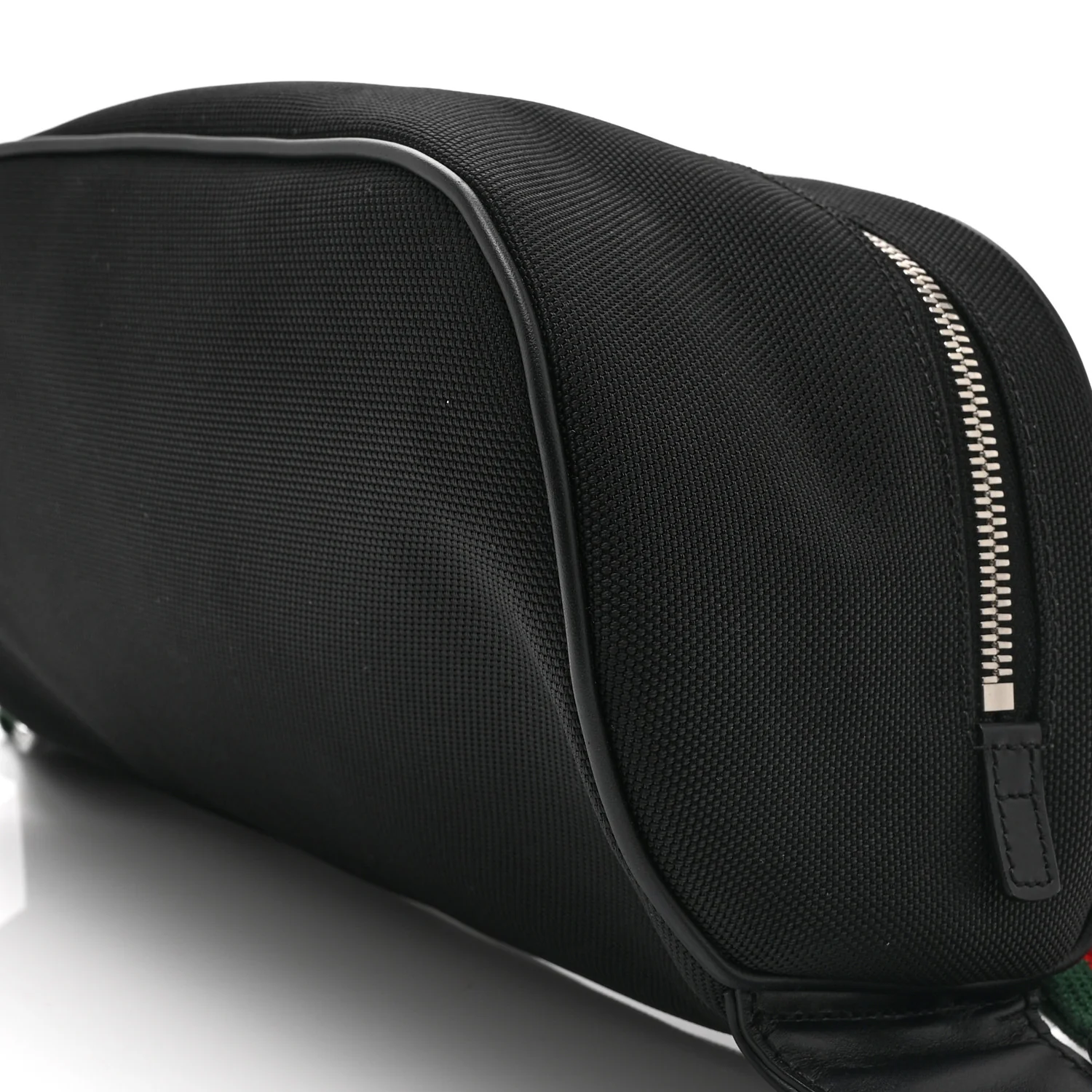 Techno Canvas Web Large Belt Bag Black - Image 10
