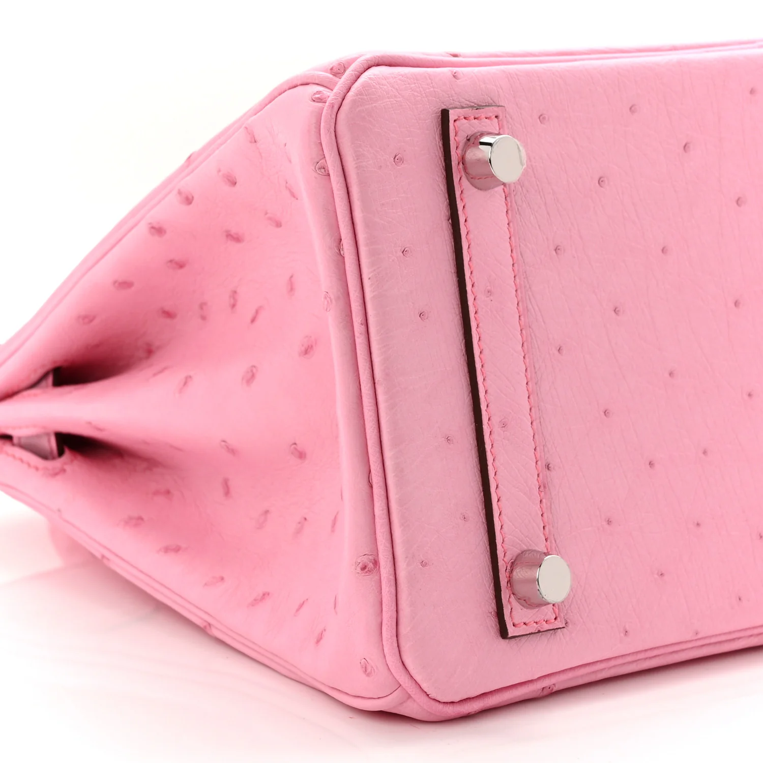 Boreal Ostrich Birkin 25 Rose Bubblegum - Image 7