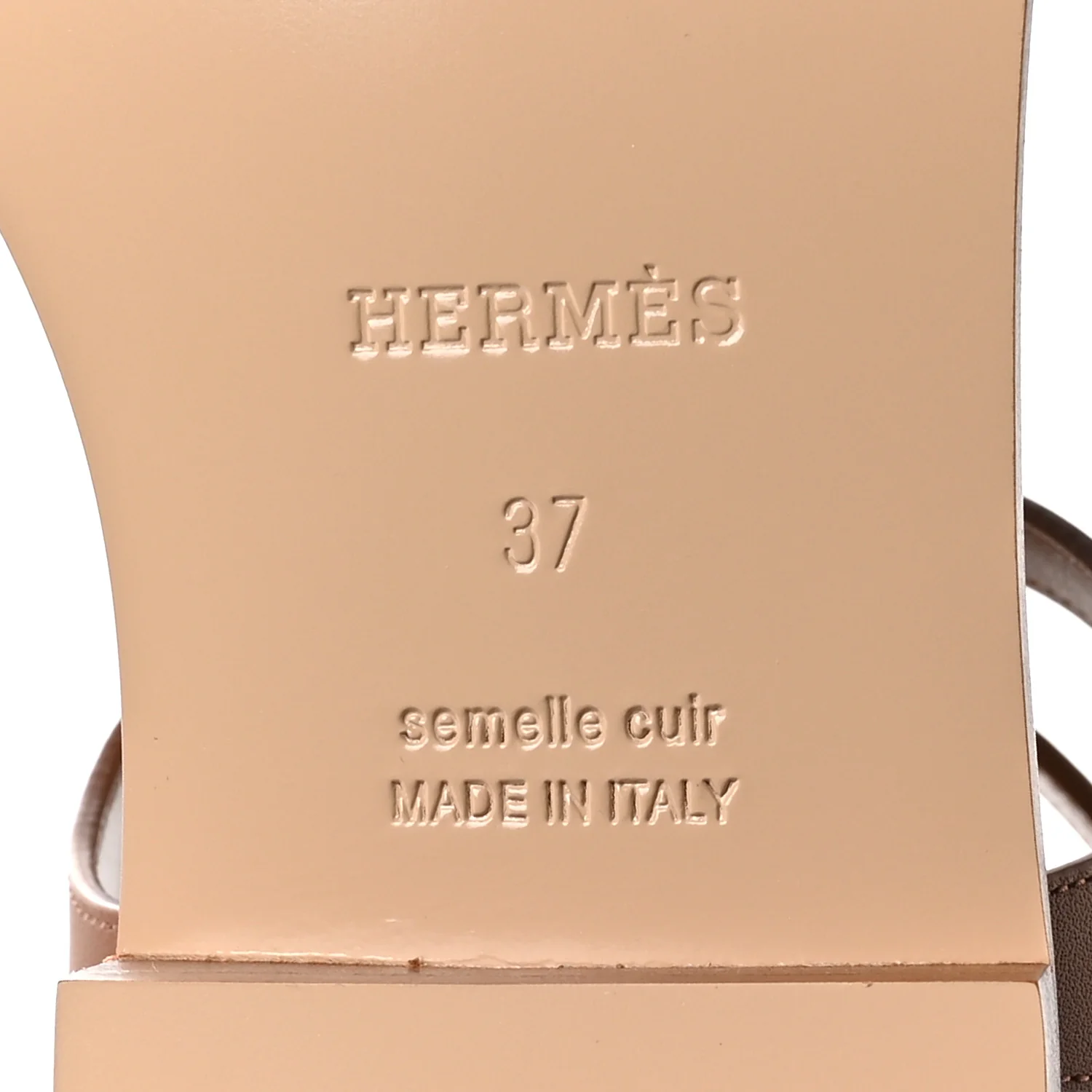 Calfskin Marinella Sandals 37 Gold - Image 7