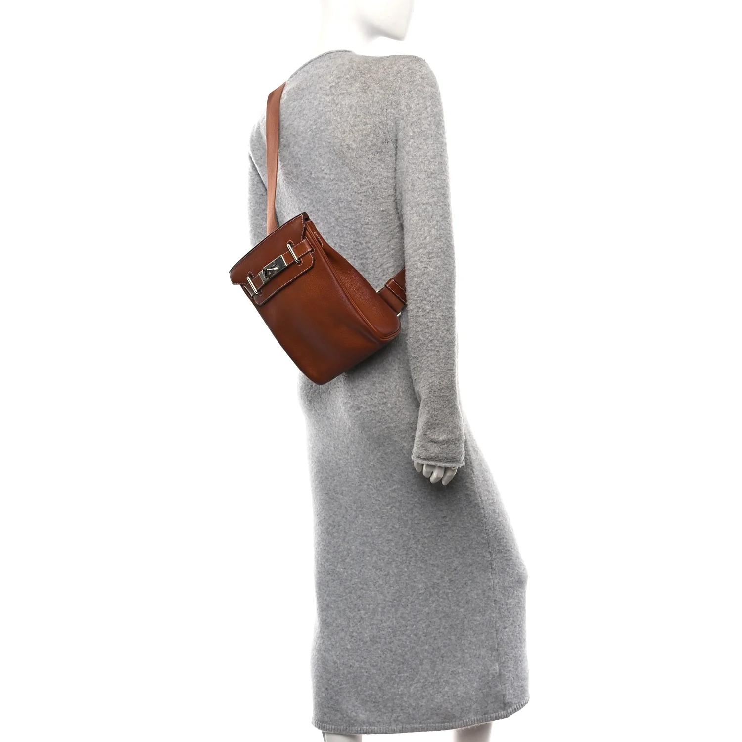Natural Barenia Faubourg Hac A Dos PM Backpack Fauve - Image 2