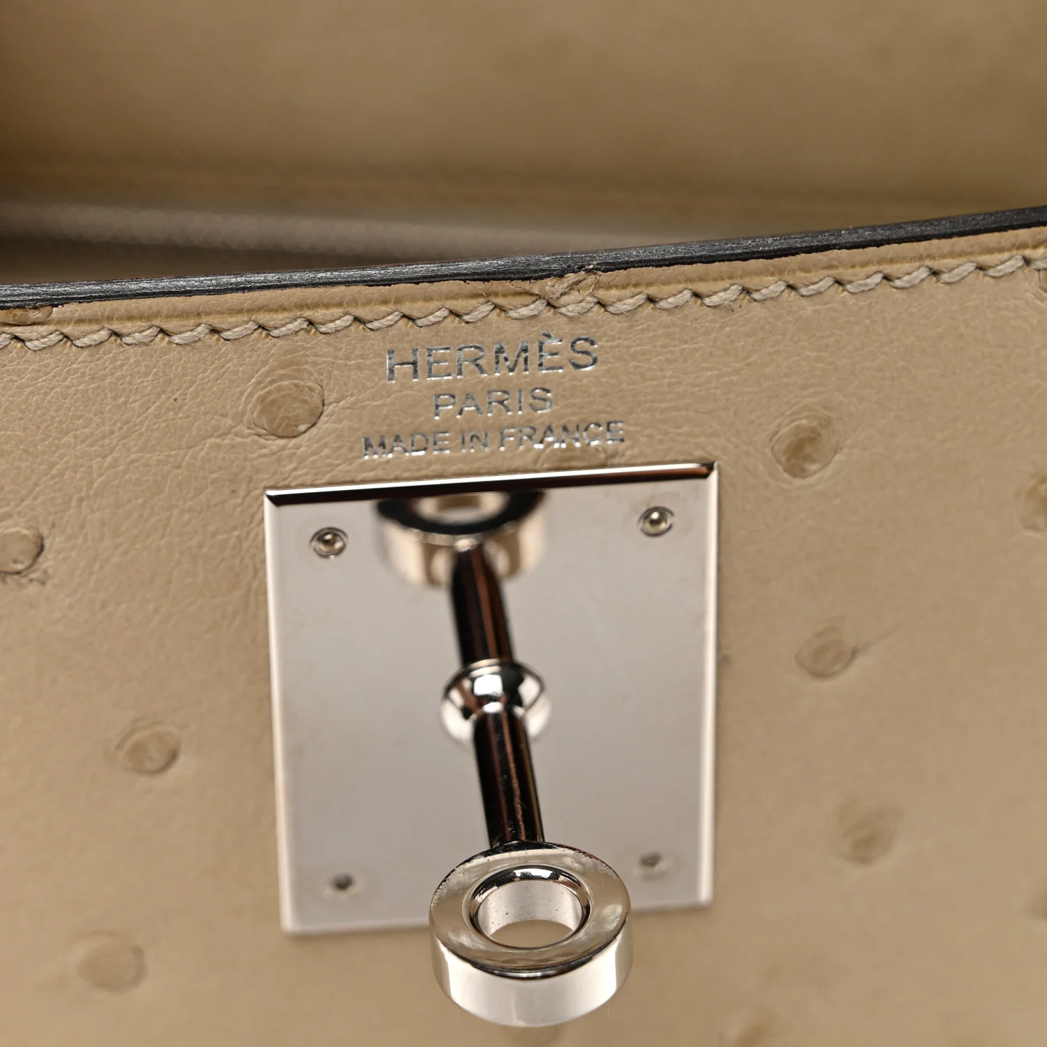 Ostrich Kelly Sellier 28 Parchemin - Image 6