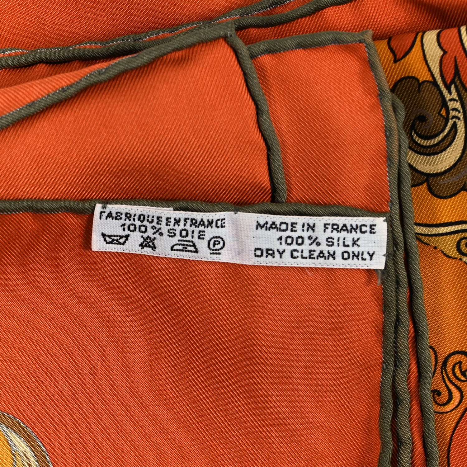 Silk Animaux Solaires Scarf 90 - Image 4