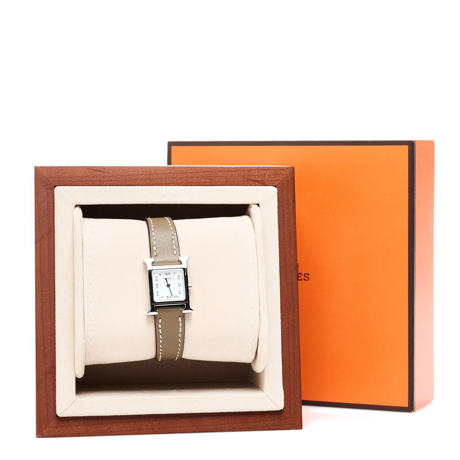 Stainless Steel Epsom 26mm Heure H Hour Quartz Watch Gold - Image 5